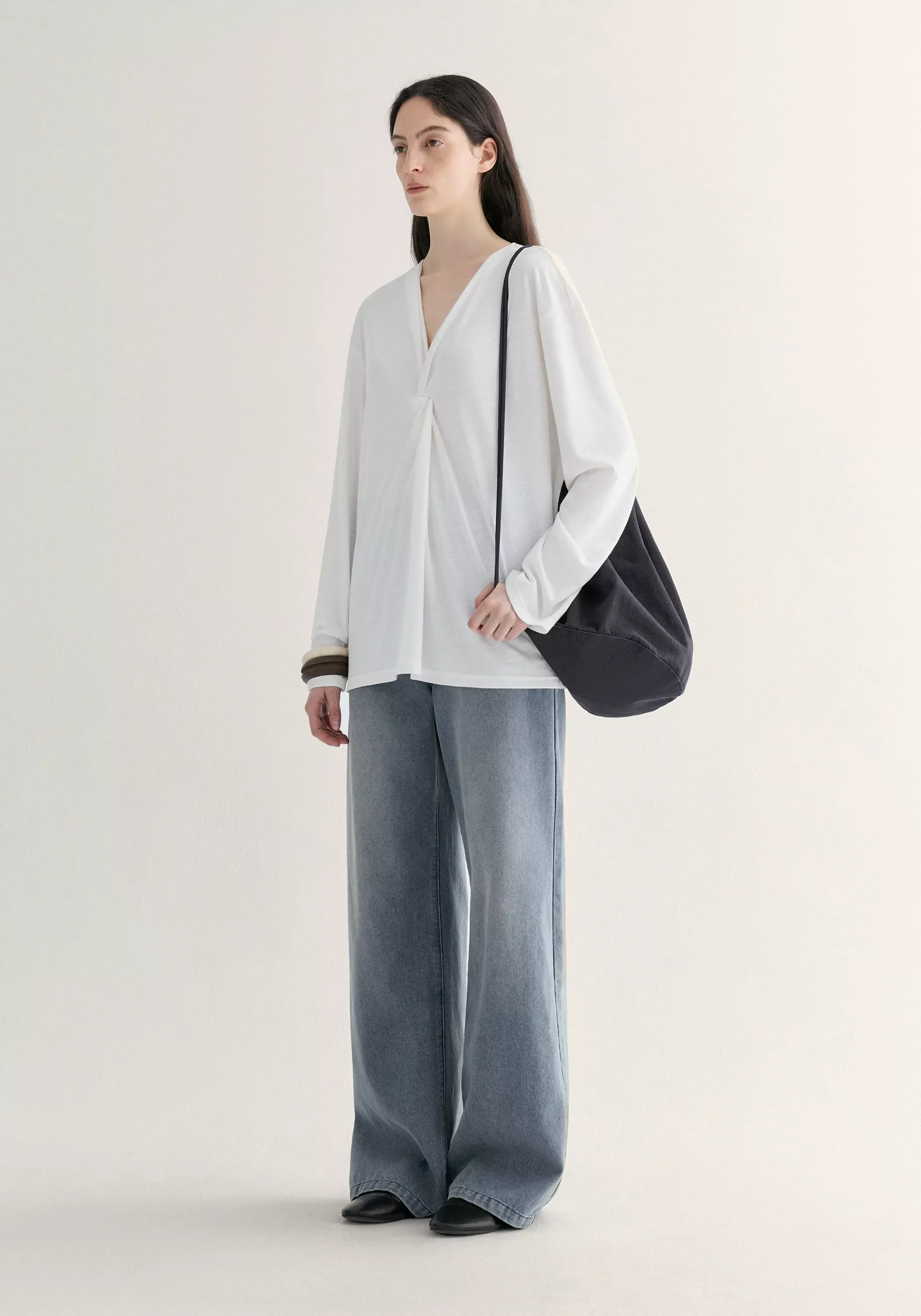 Twisted V-neck Top - Image 12