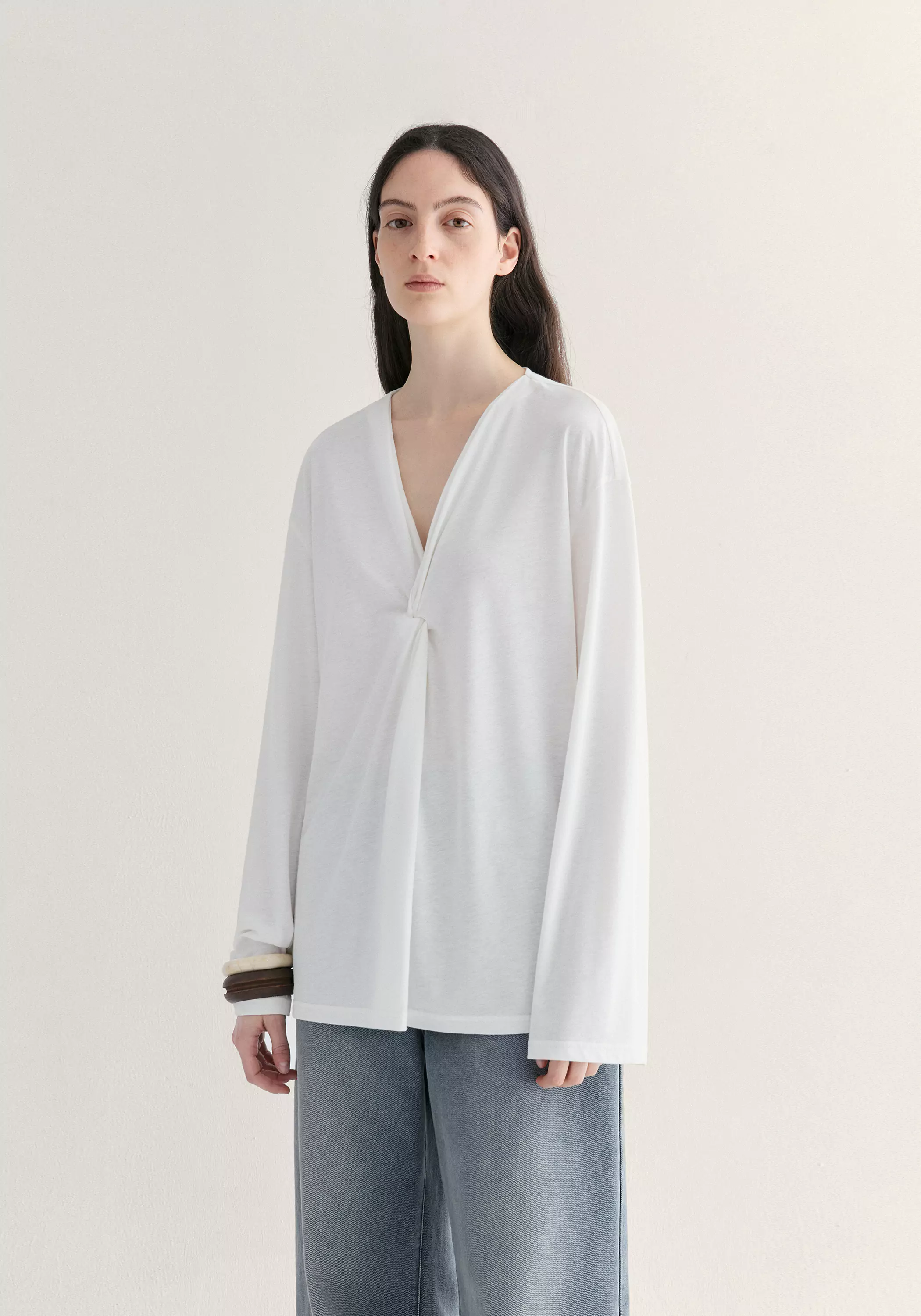 Twisted V-neck Top - Image 3