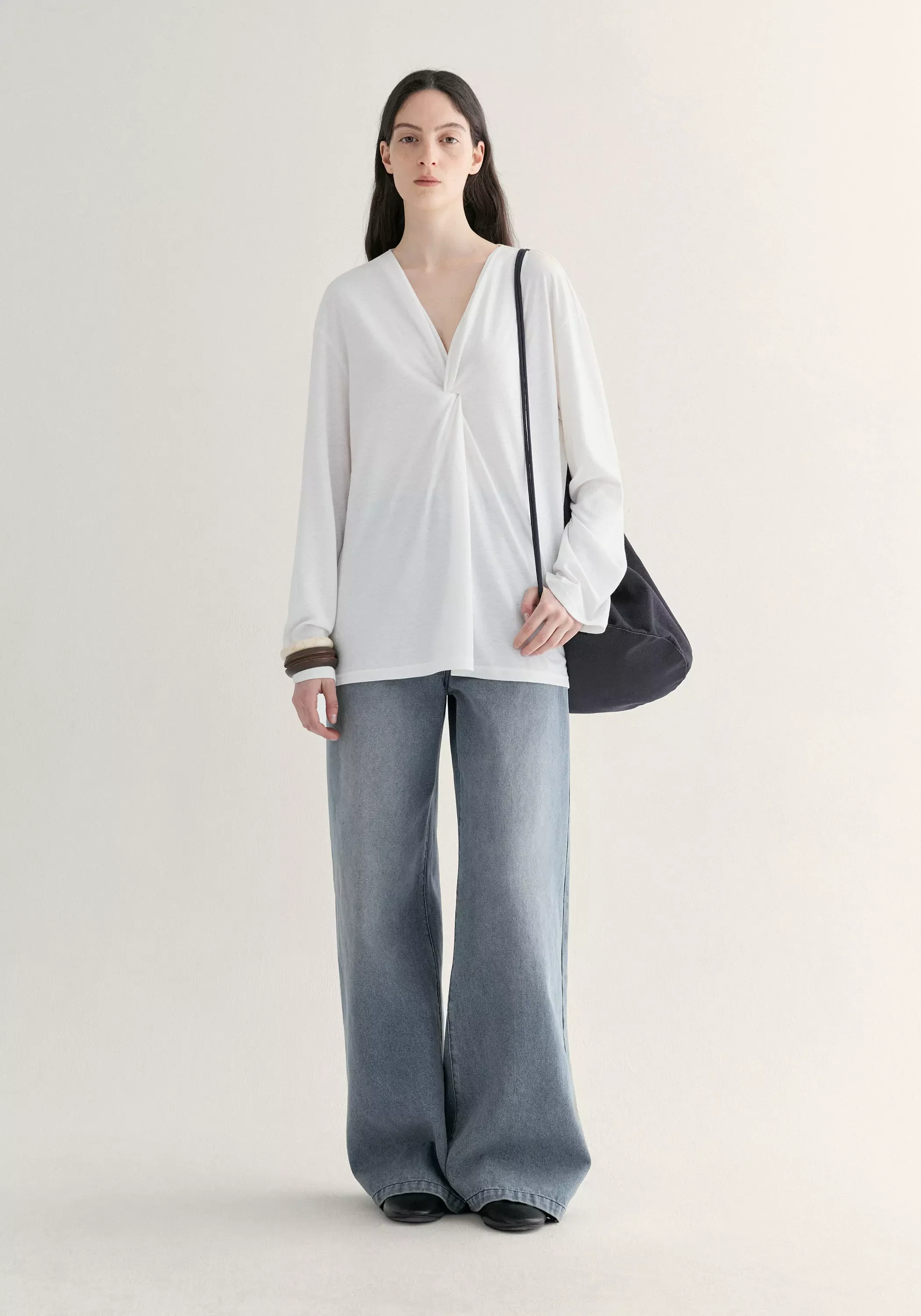 Twisted V-neck Top - Image 8