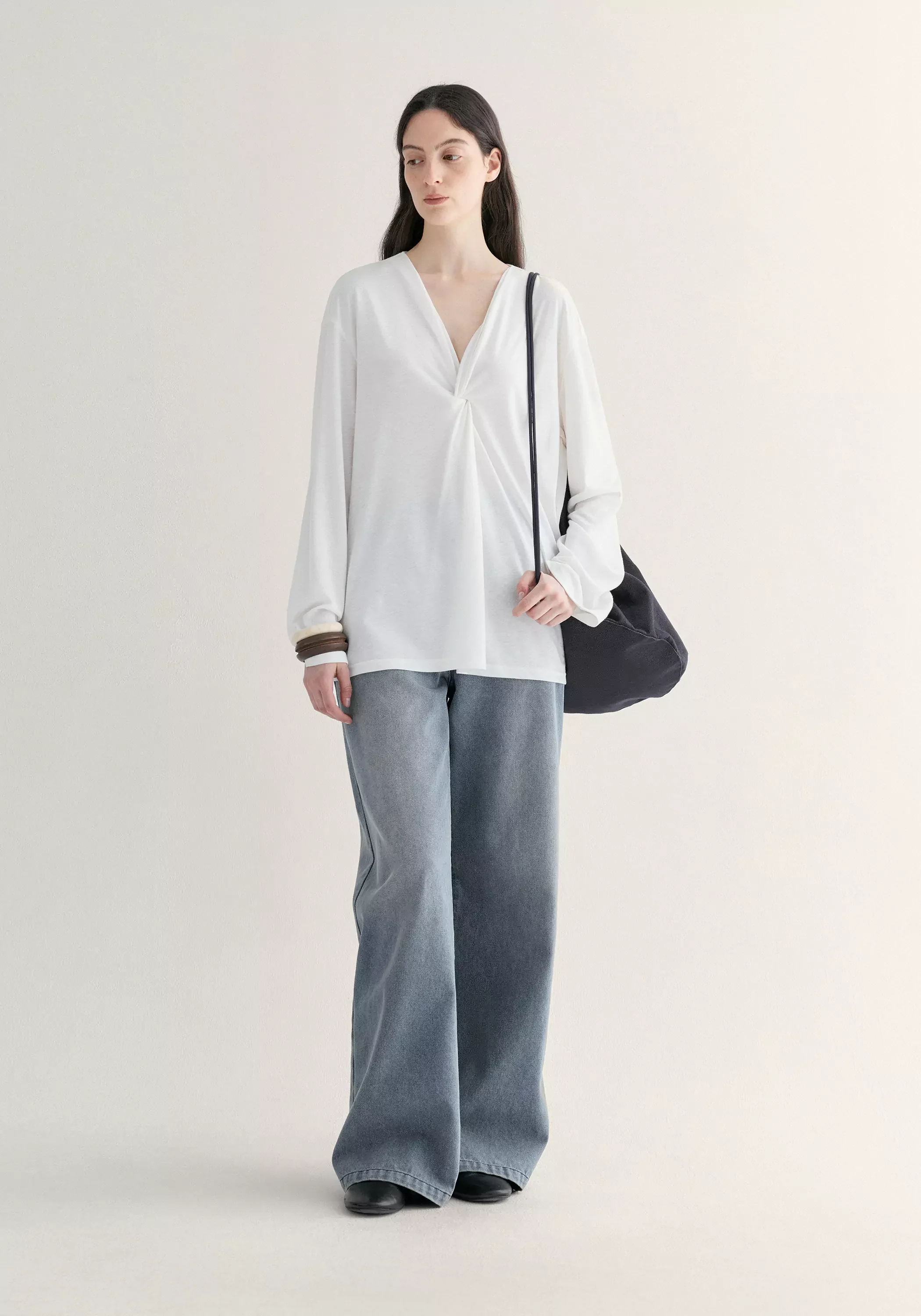 Twisted V-neck Top - Image 9