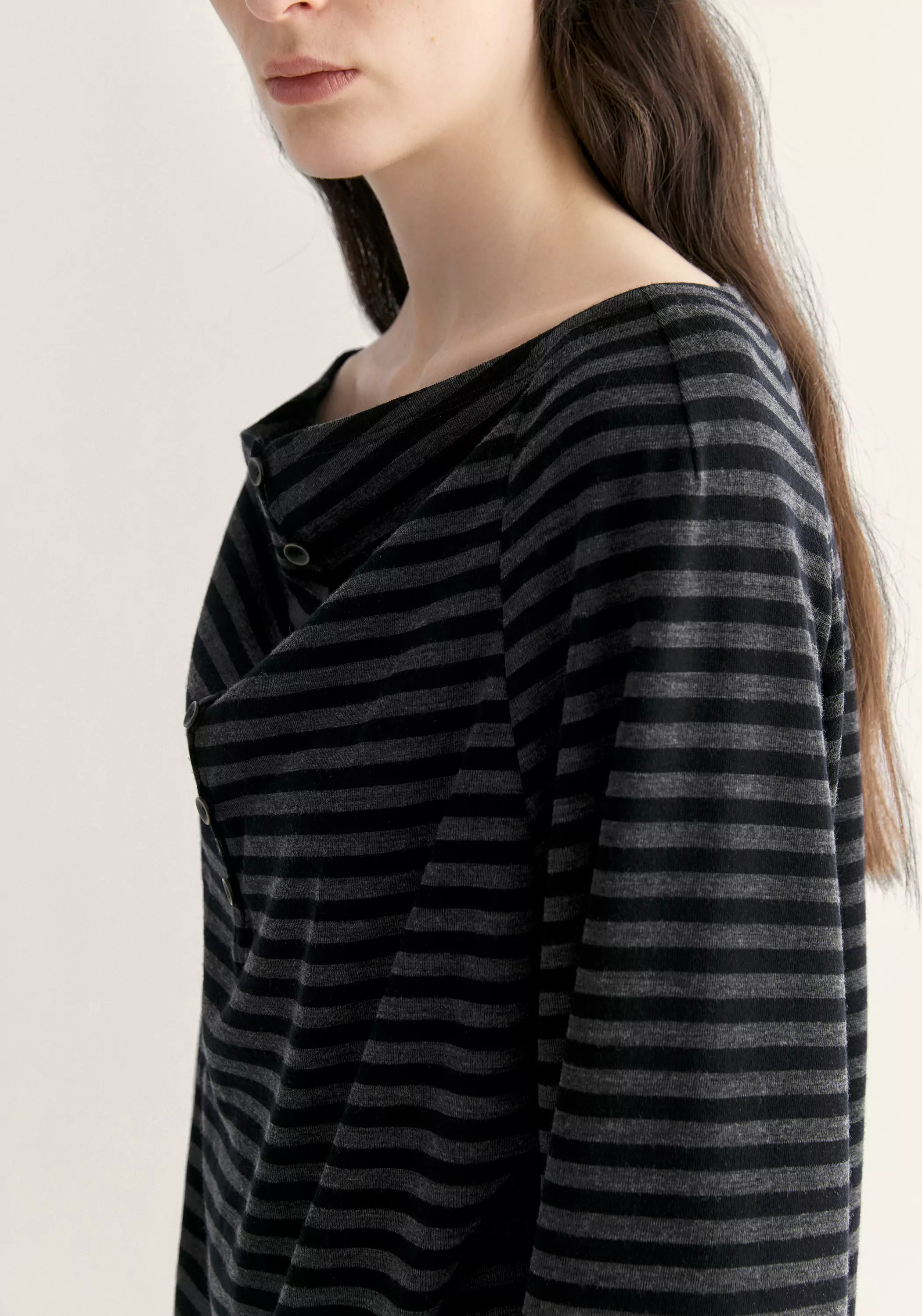 Two-way Striped T-shirt - Image 12