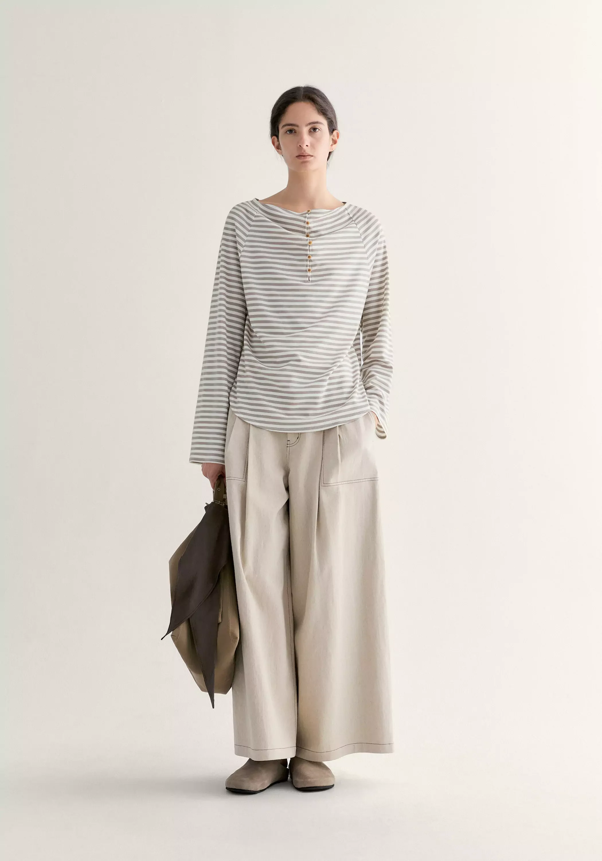 Two-way Striped T-shirt - Image 4