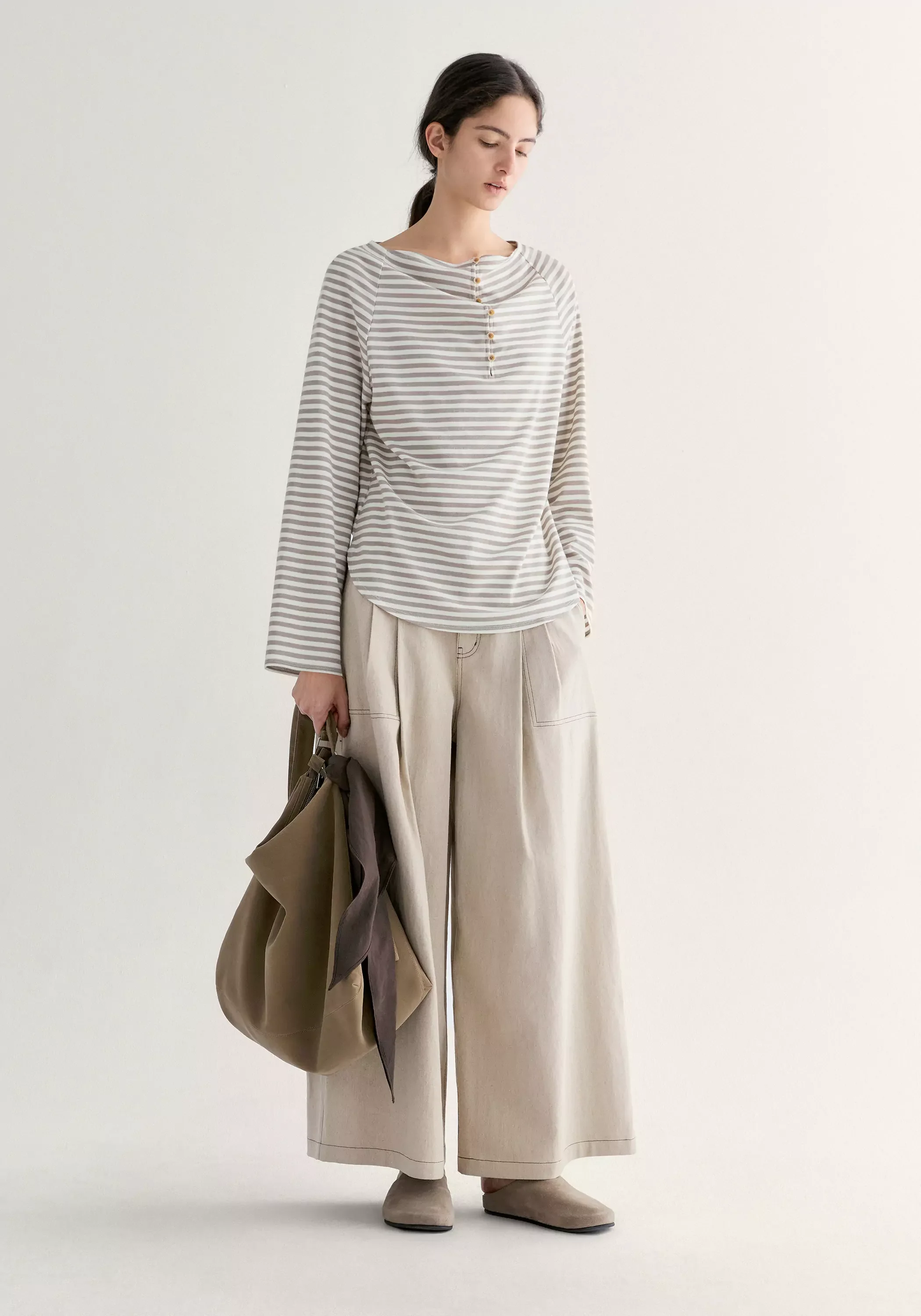 Two-way Striped T-shirt - Image 5