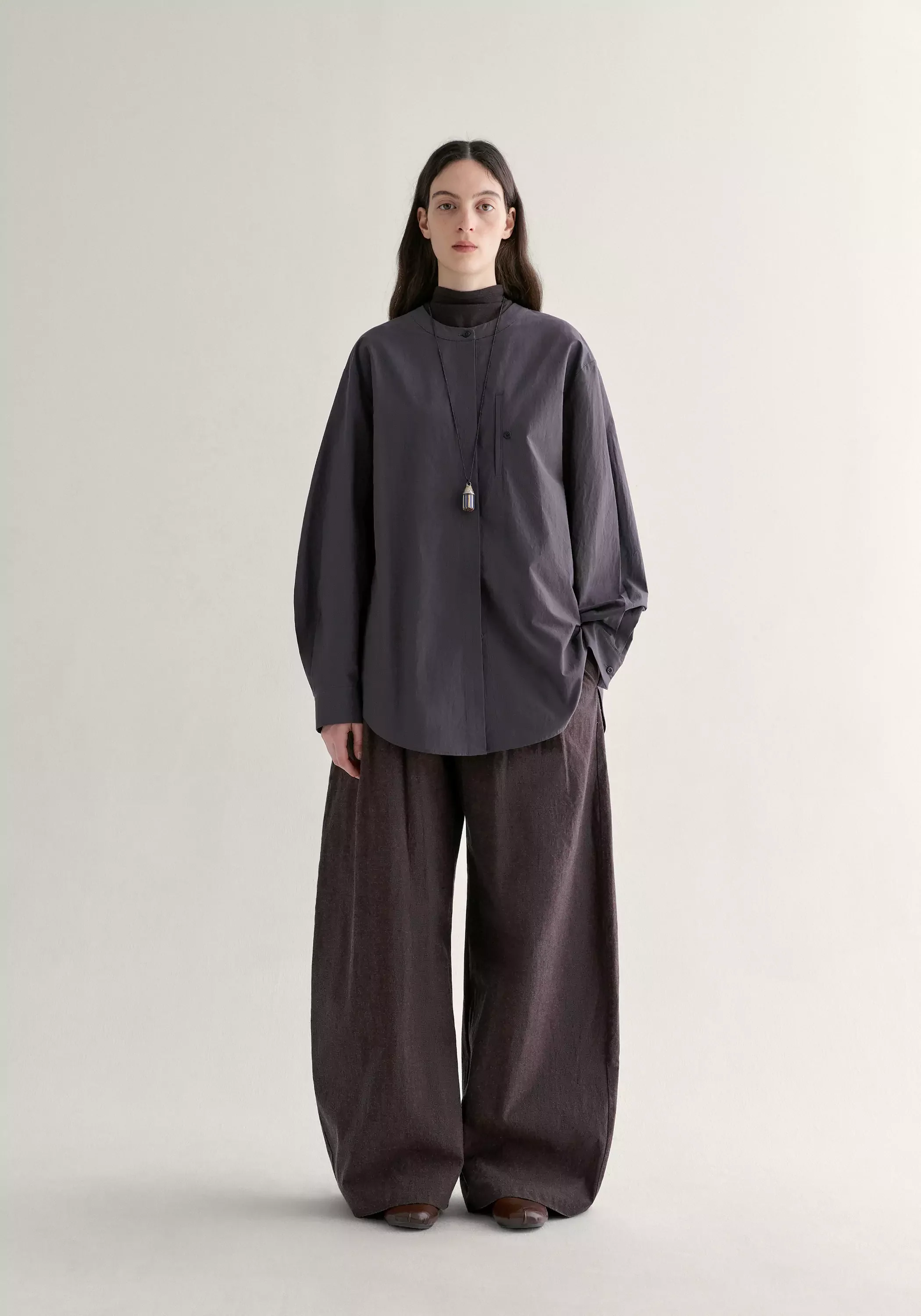 Chinese-inspired Cotton Shirt - Image 16