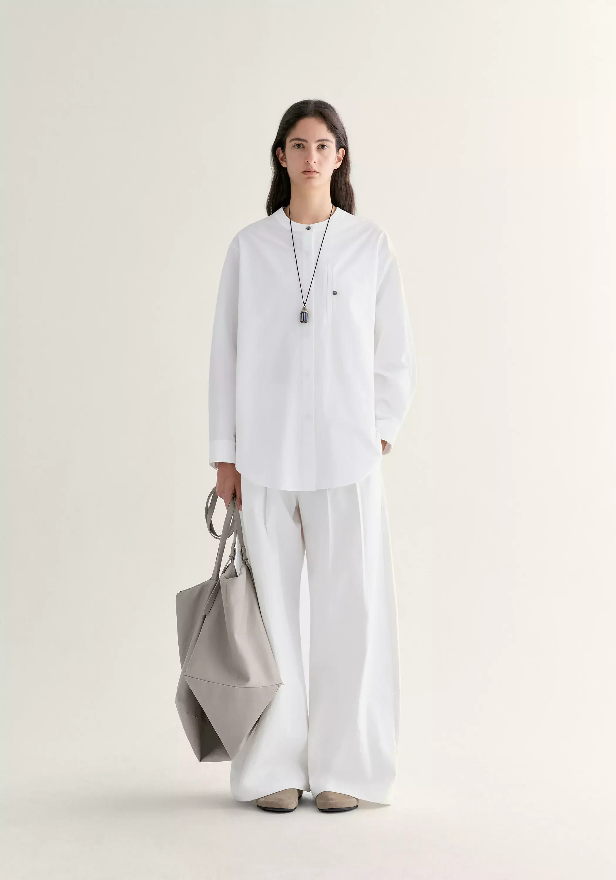 Chinese-inspired Cotton Shirt - Image 19