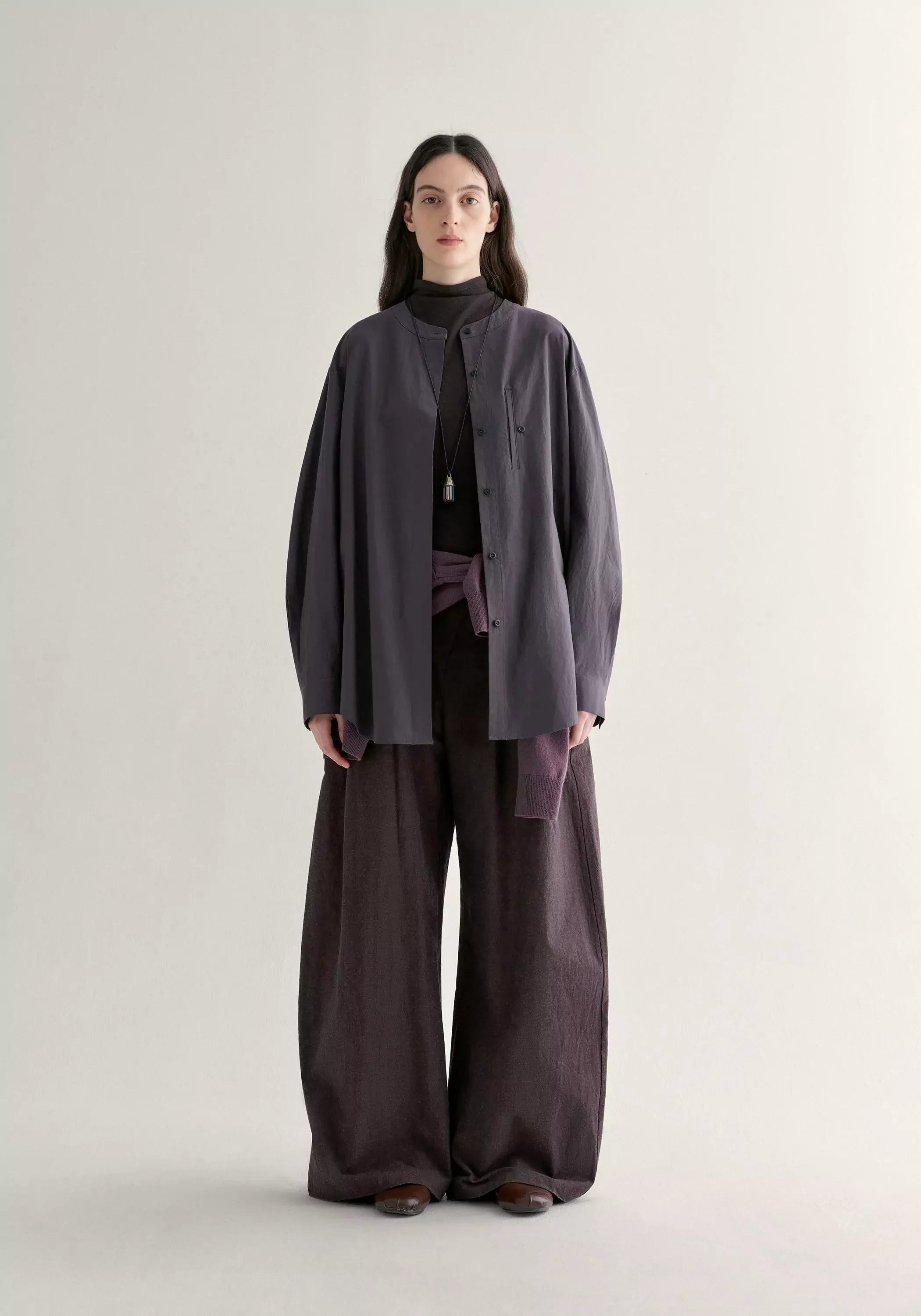 Chinese-inspired Cotton Shirt - Image 2