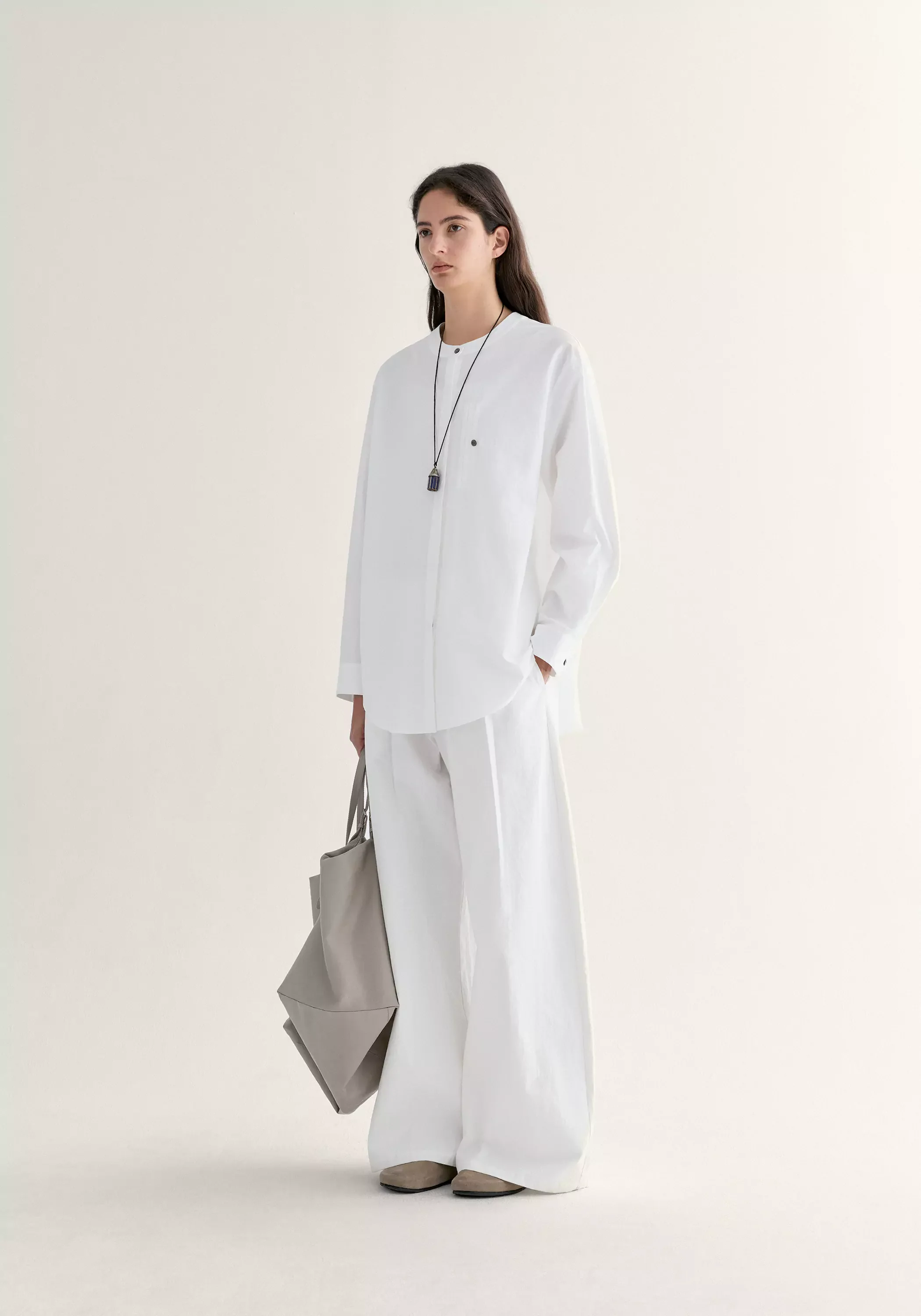 Chinese-inspired Cotton Shirt - Image 20