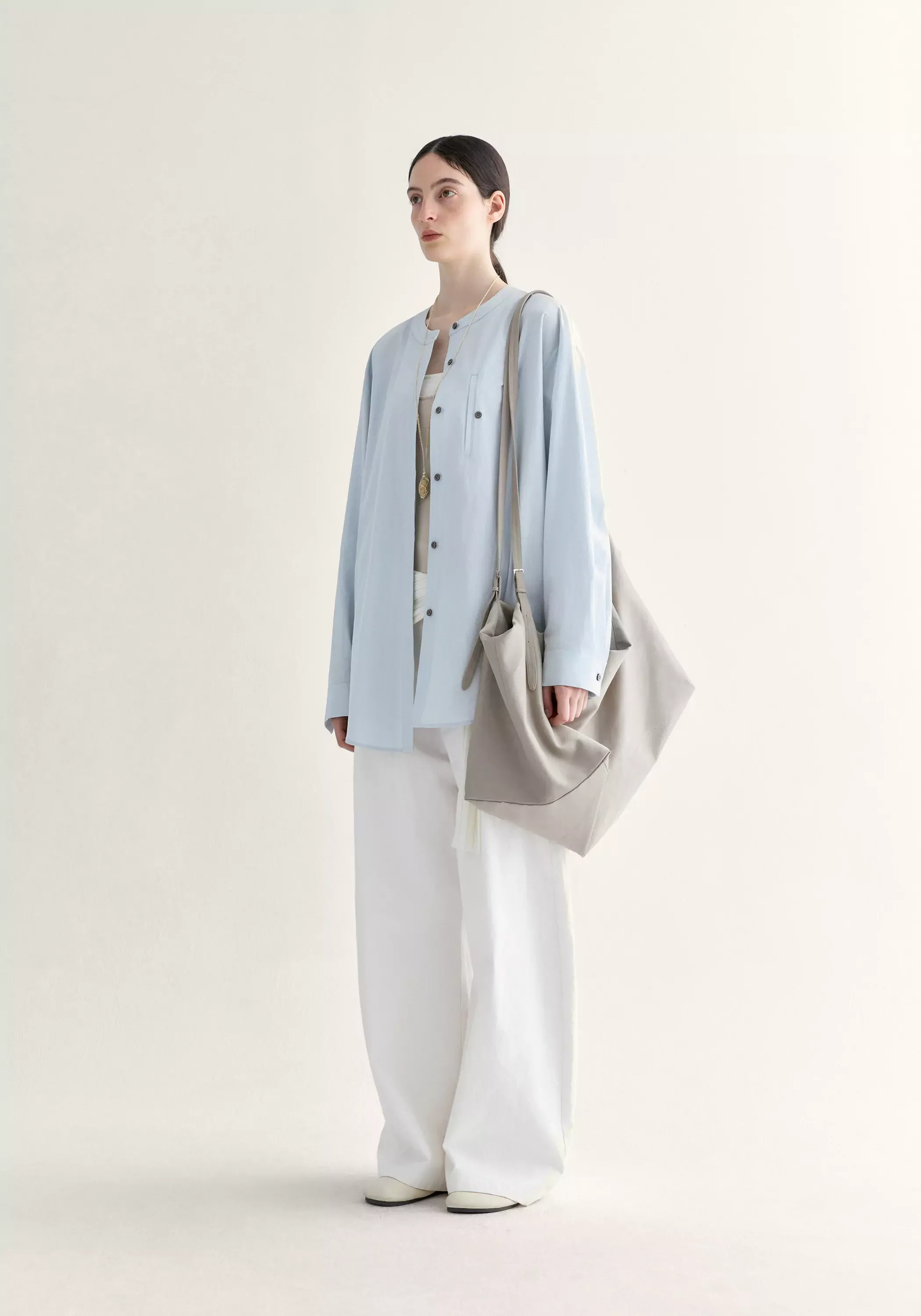 Chinese-inspired Cotton Shirt - Image 5