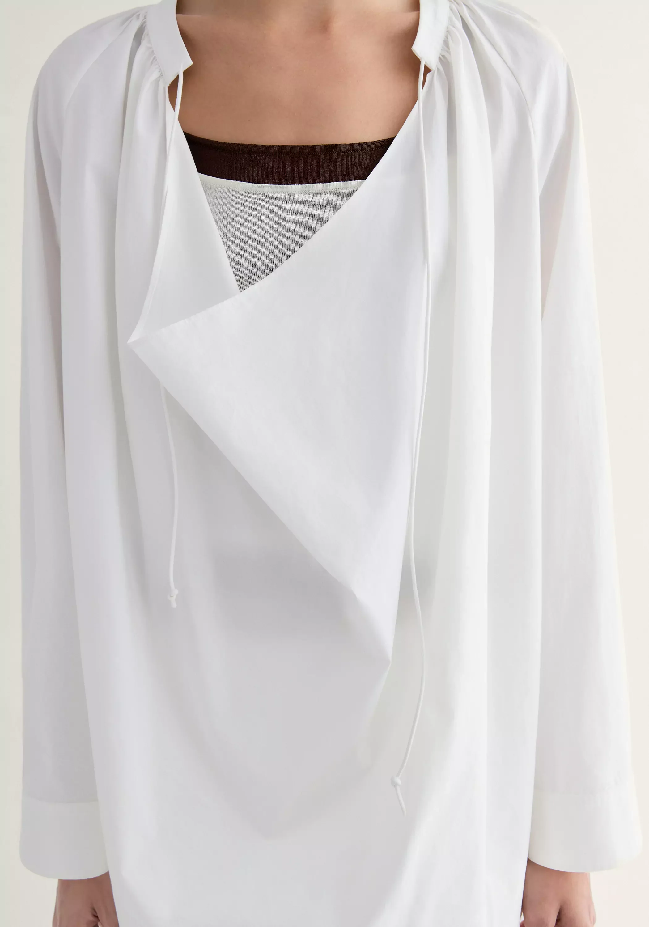 Draped neck Blouse - Image 10