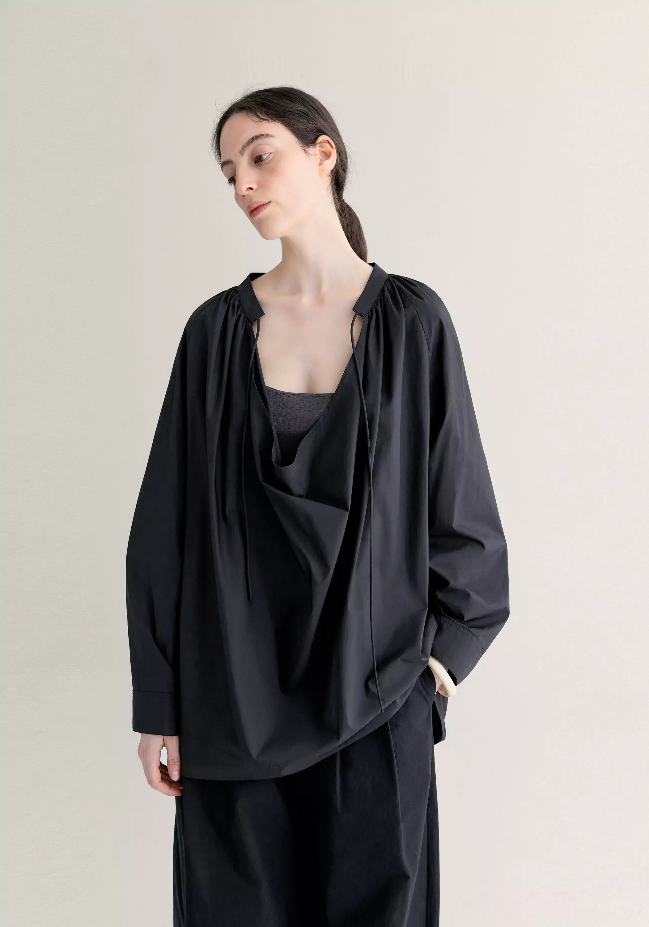 Draped neck Blouse - Image 3