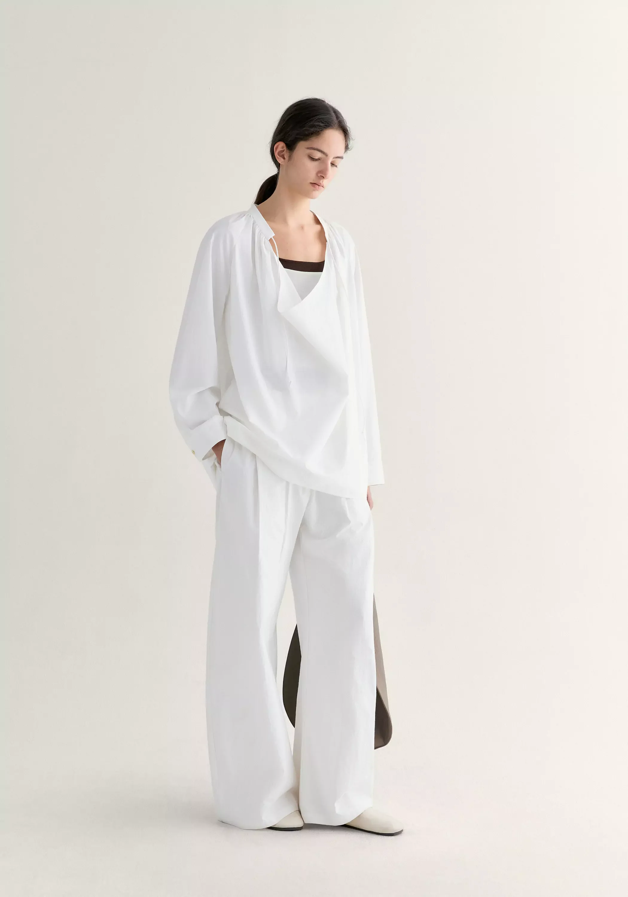 Draped neck Blouse - Image 4