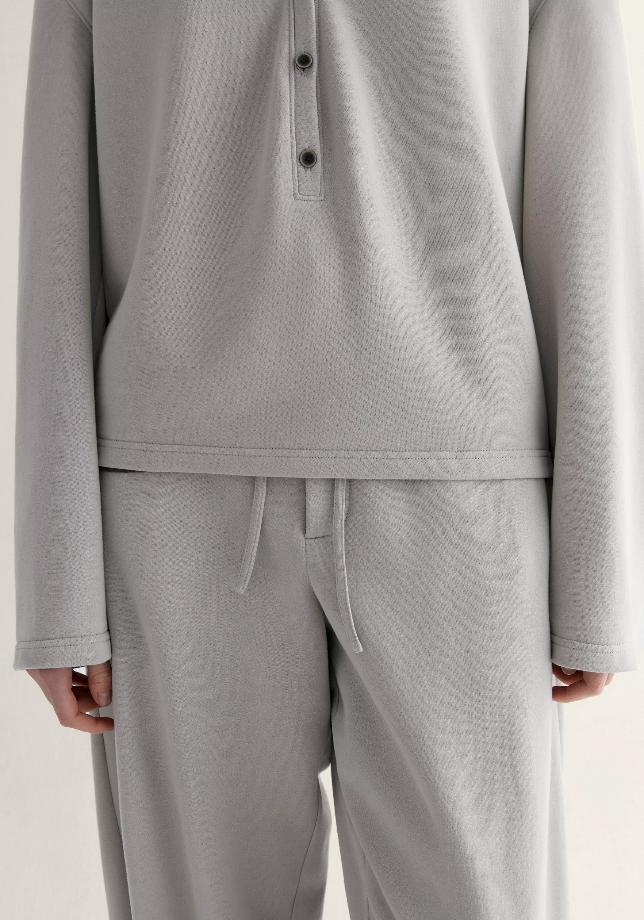 Half-placket Cocoon Sweatshirt - Image 12