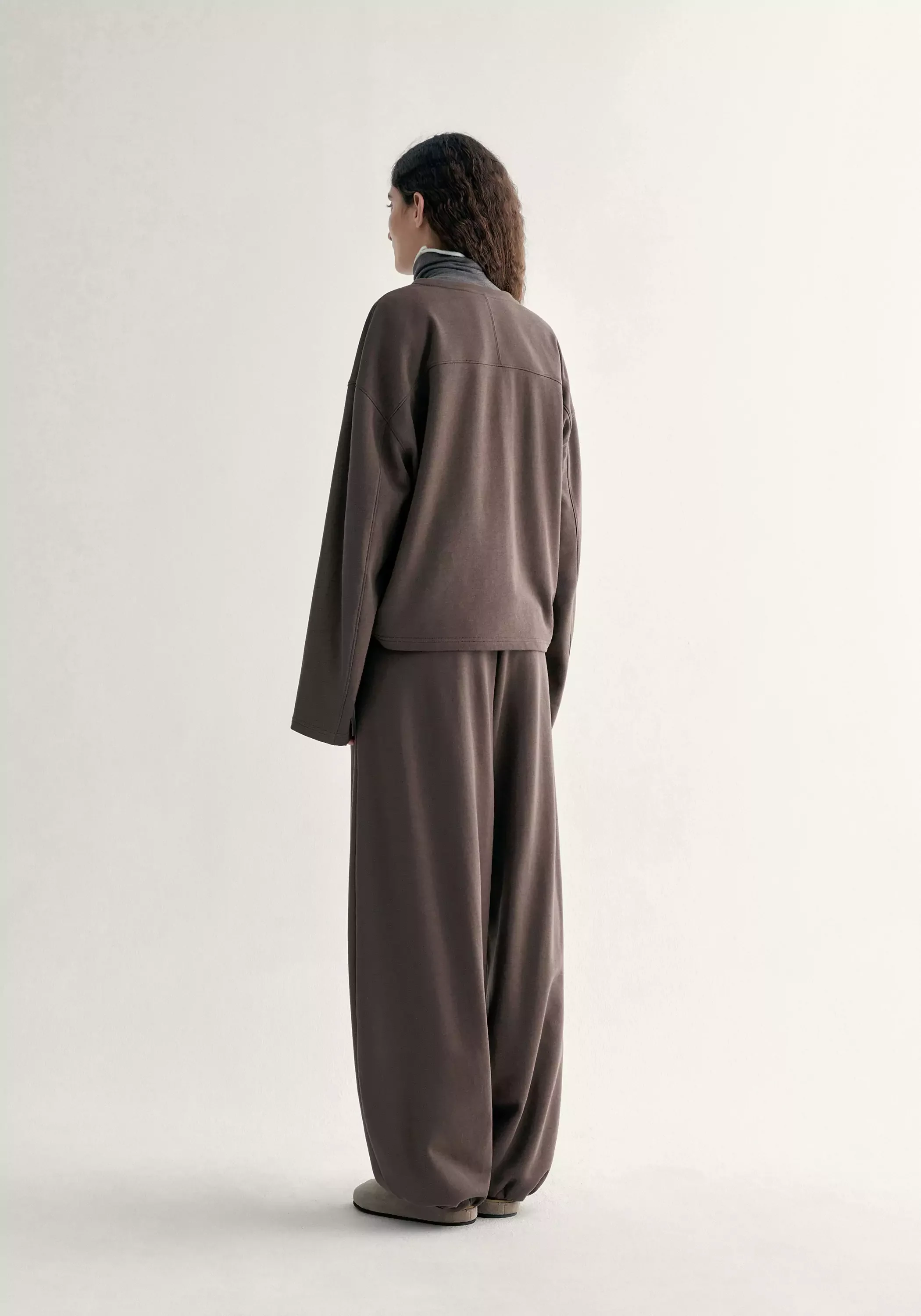 Half-placket Cocoon Sweatshirt - Image 16