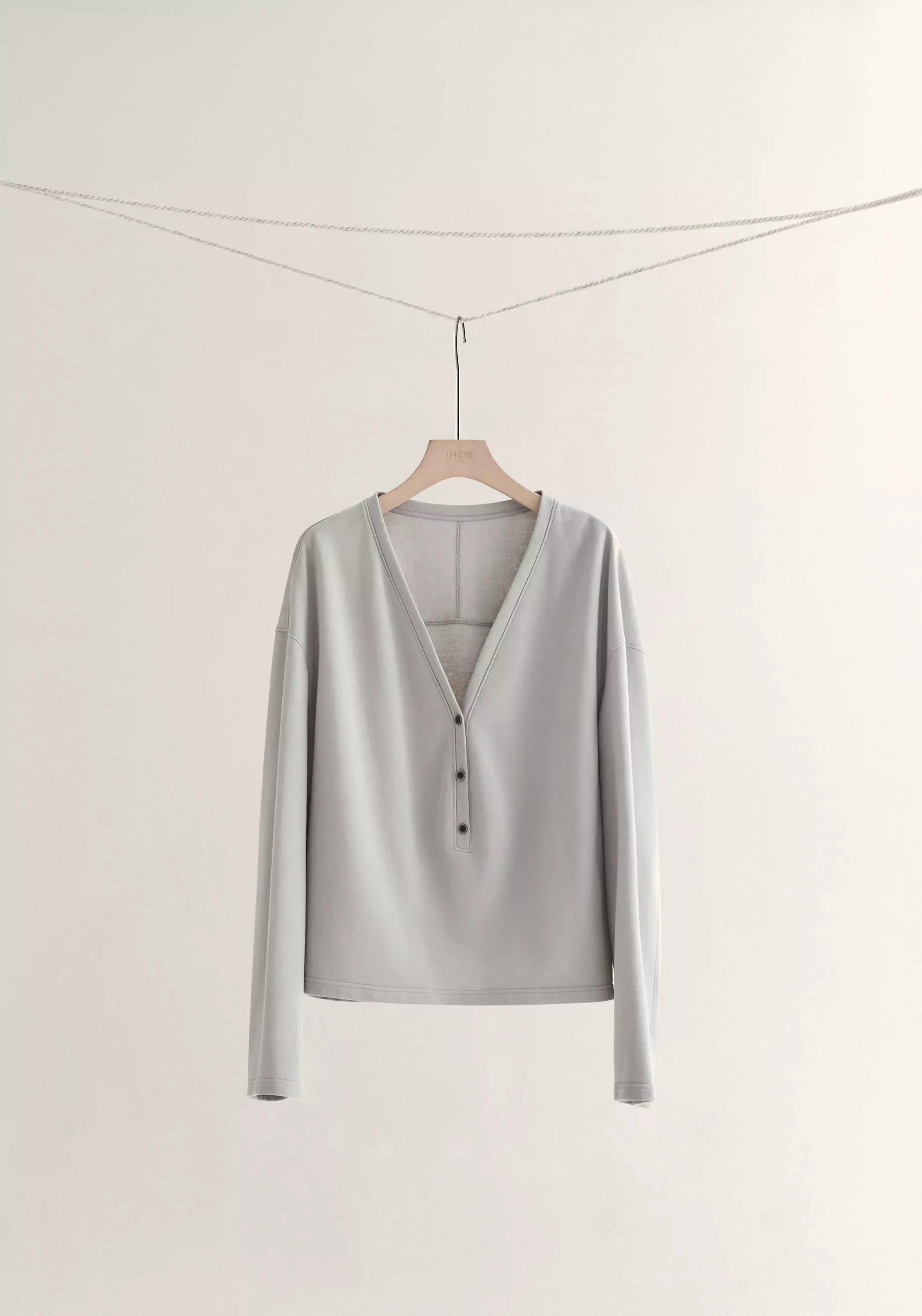 Half-placket Cocoon Sweatshirt - Image 18