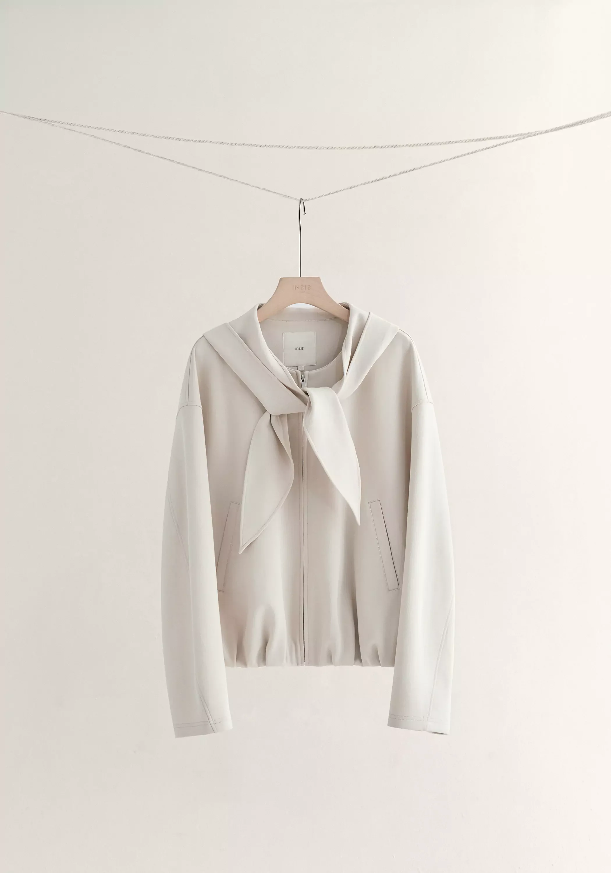 Scarf-detail Hooded Sweatshirt - Image 14