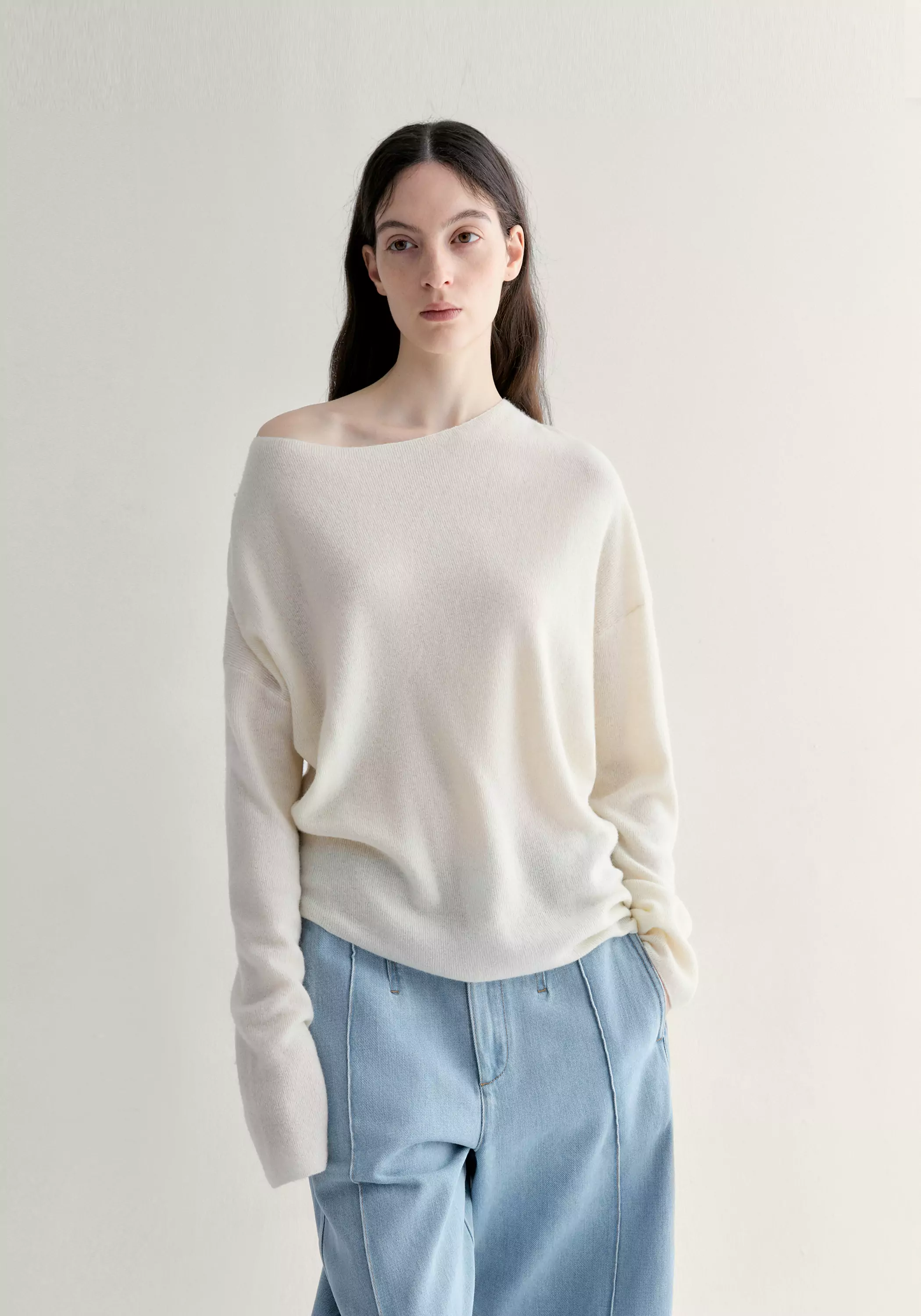 Cowl-neck Knitted Top - Image 3