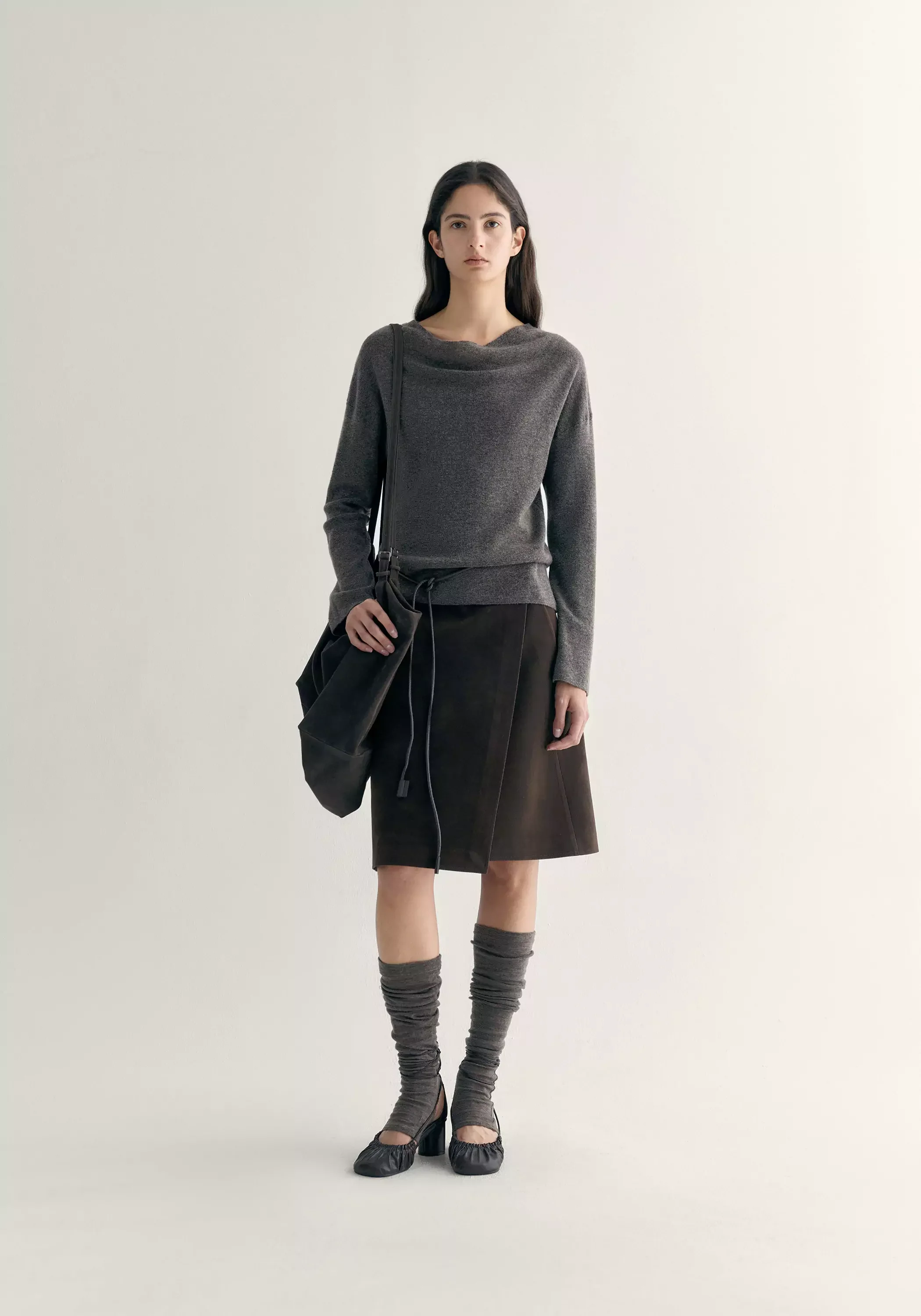 Cowl-neck Knitted Top - Image 5