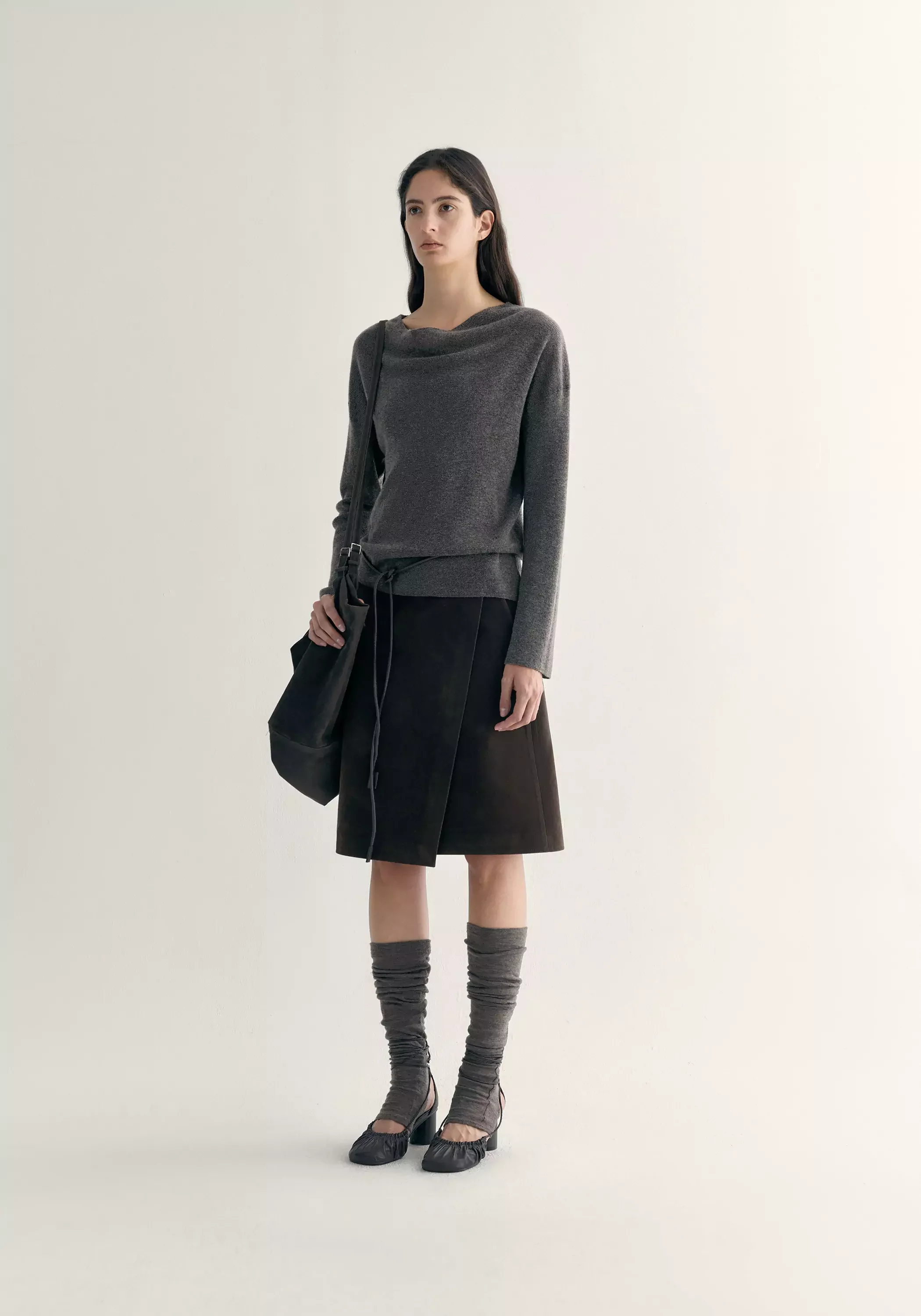 Cowl-neck Knitted Top - Image 6