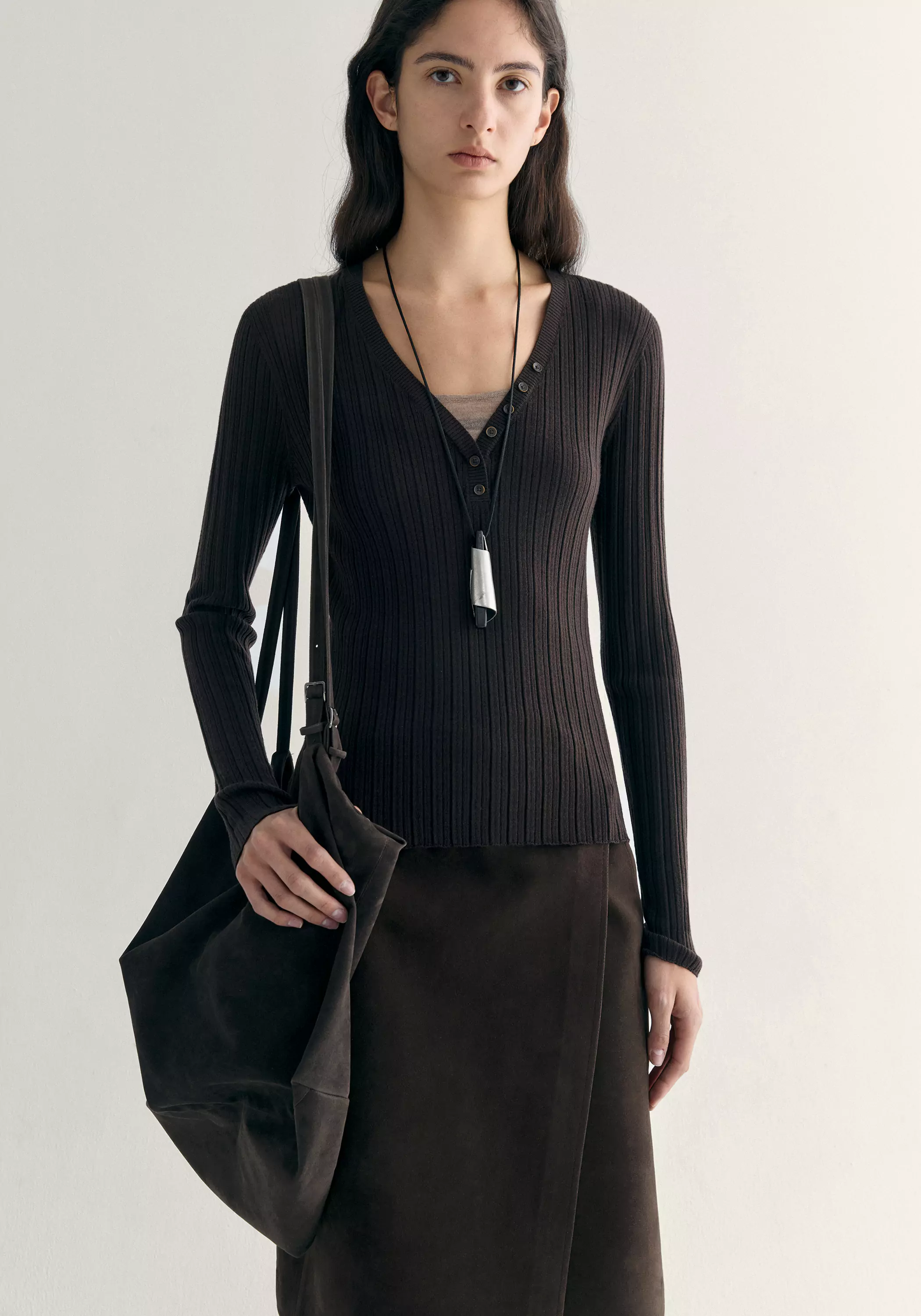 Merino Wool Ribbed Top - Image 14