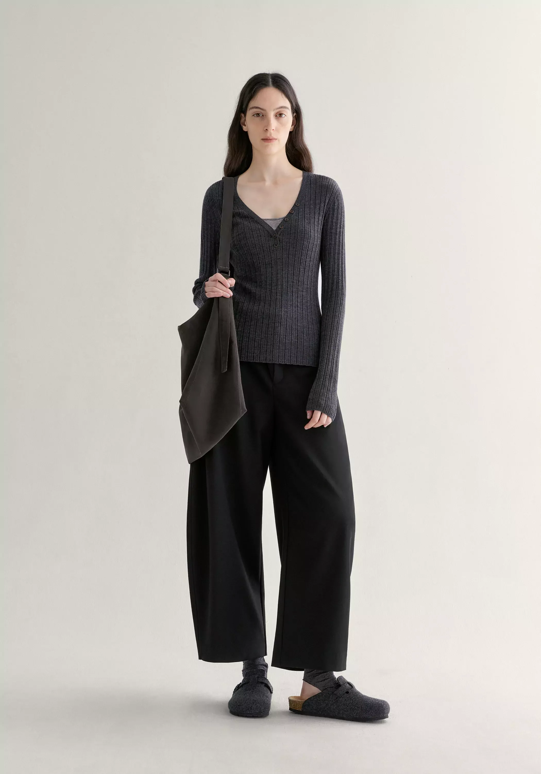 Merino Wool Ribbed Top - Image 2