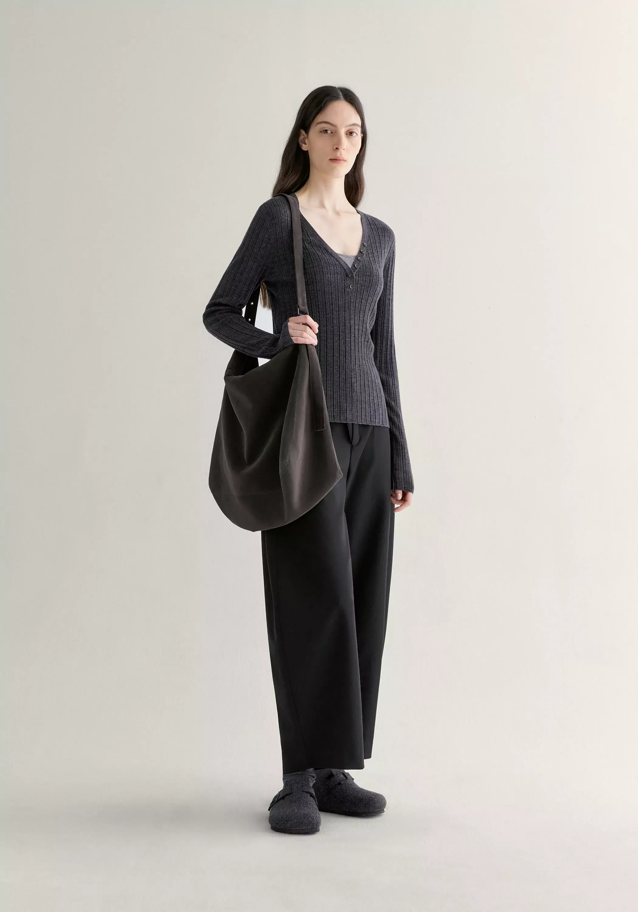 Merino Wool Ribbed Top - Image 6