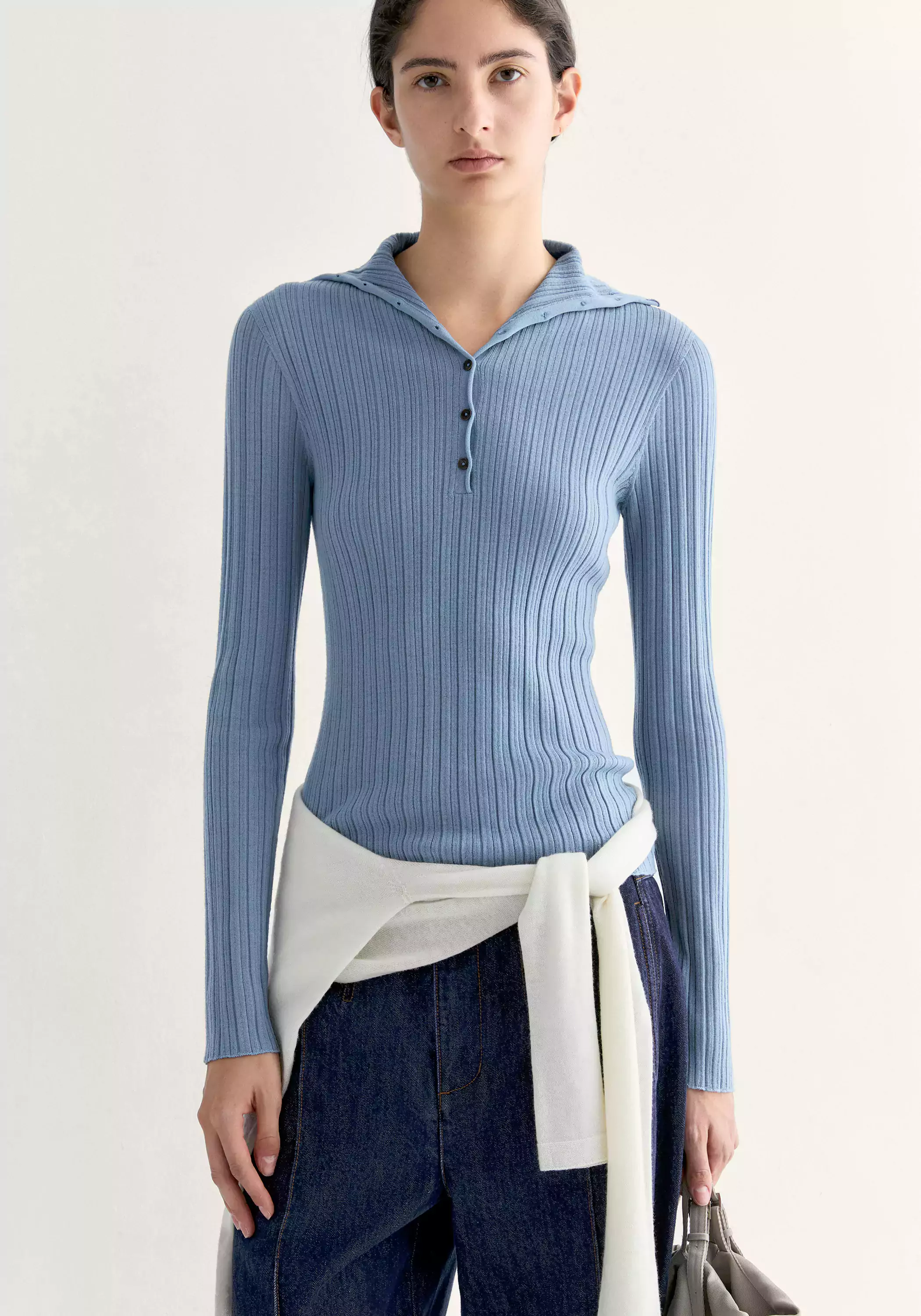 Merino Wool Ribbed Top - Image 14