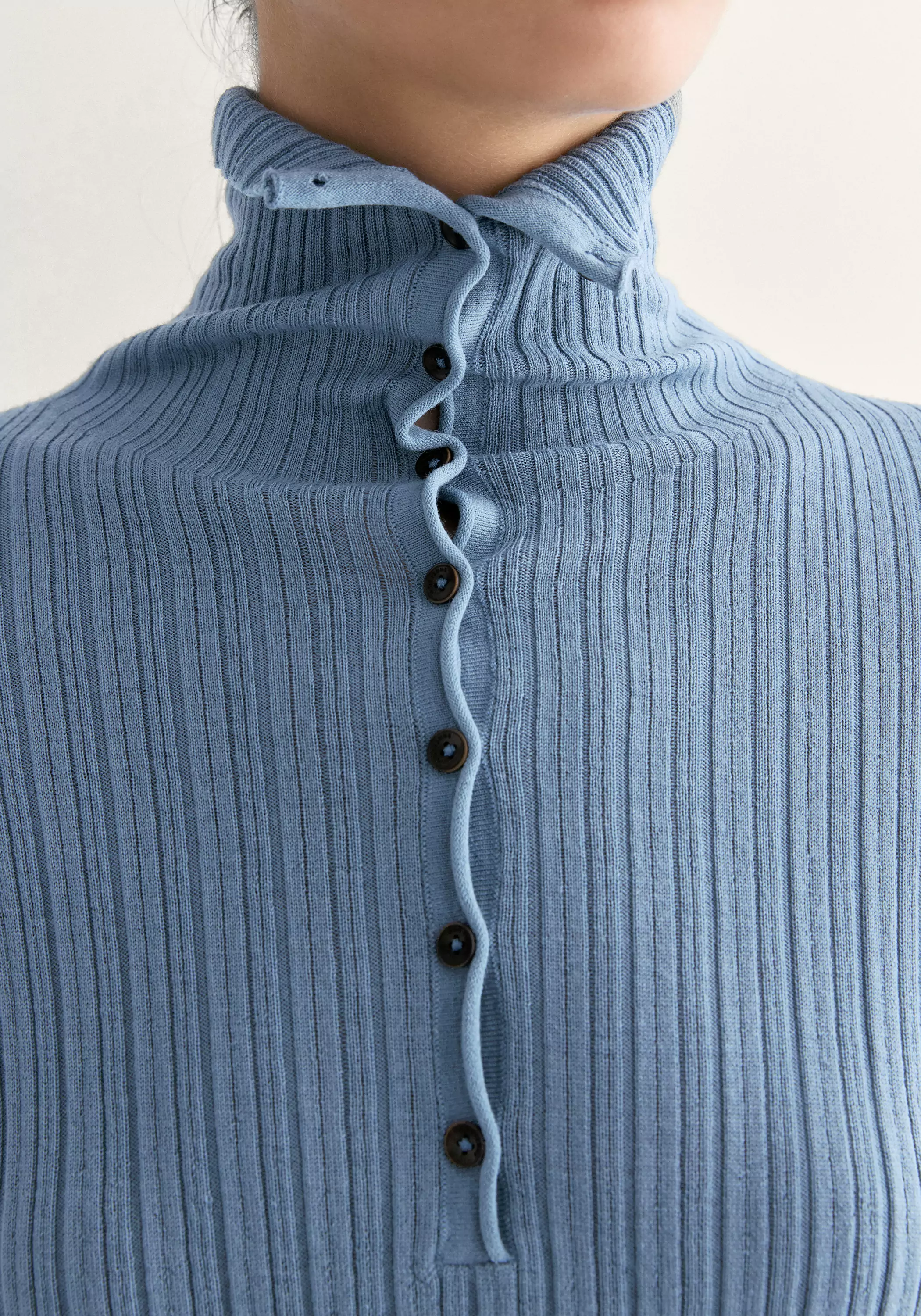 Merino Wool Ribbed Top - Image 15