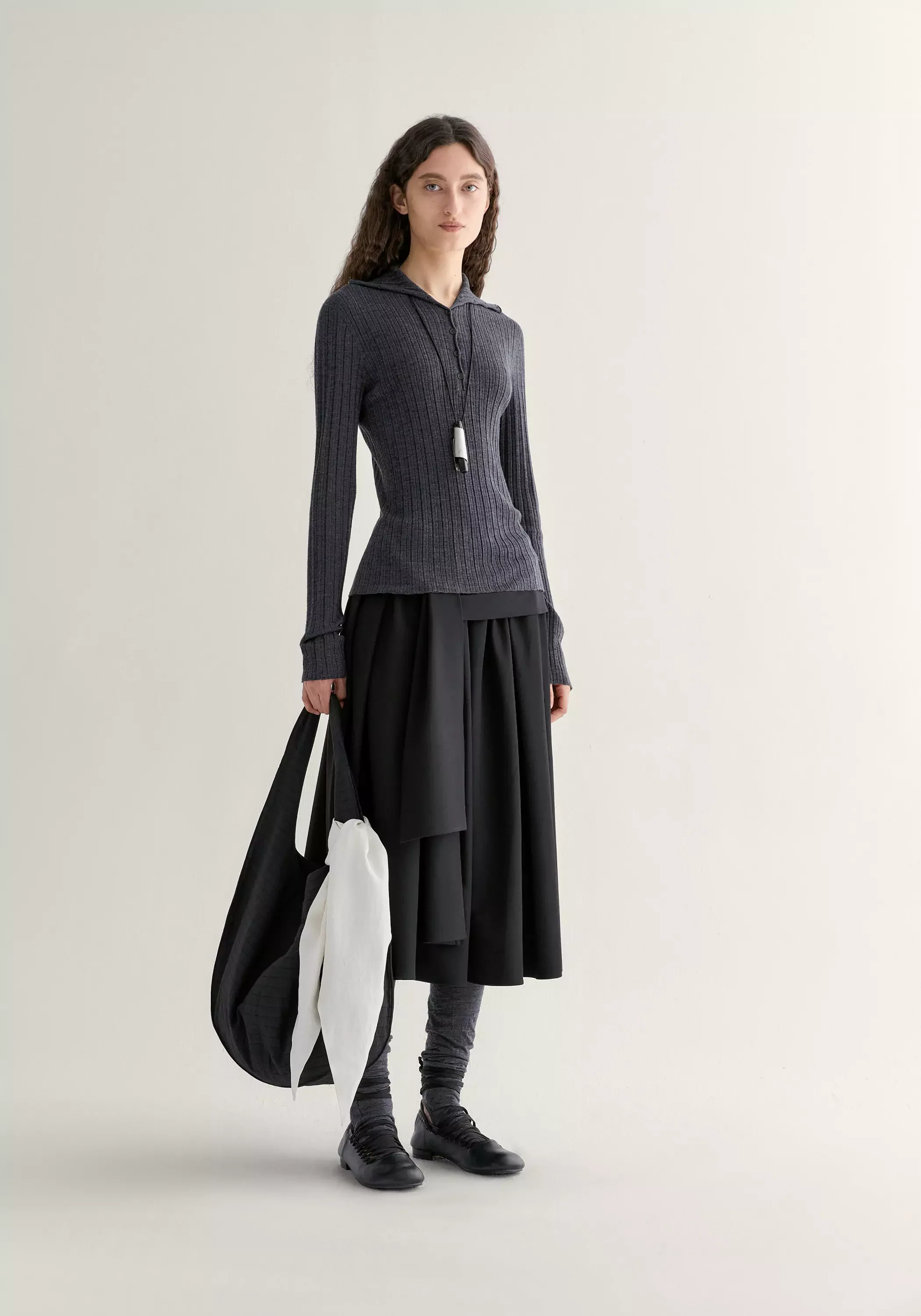 Merino Wool Ribbed Top - Image 2