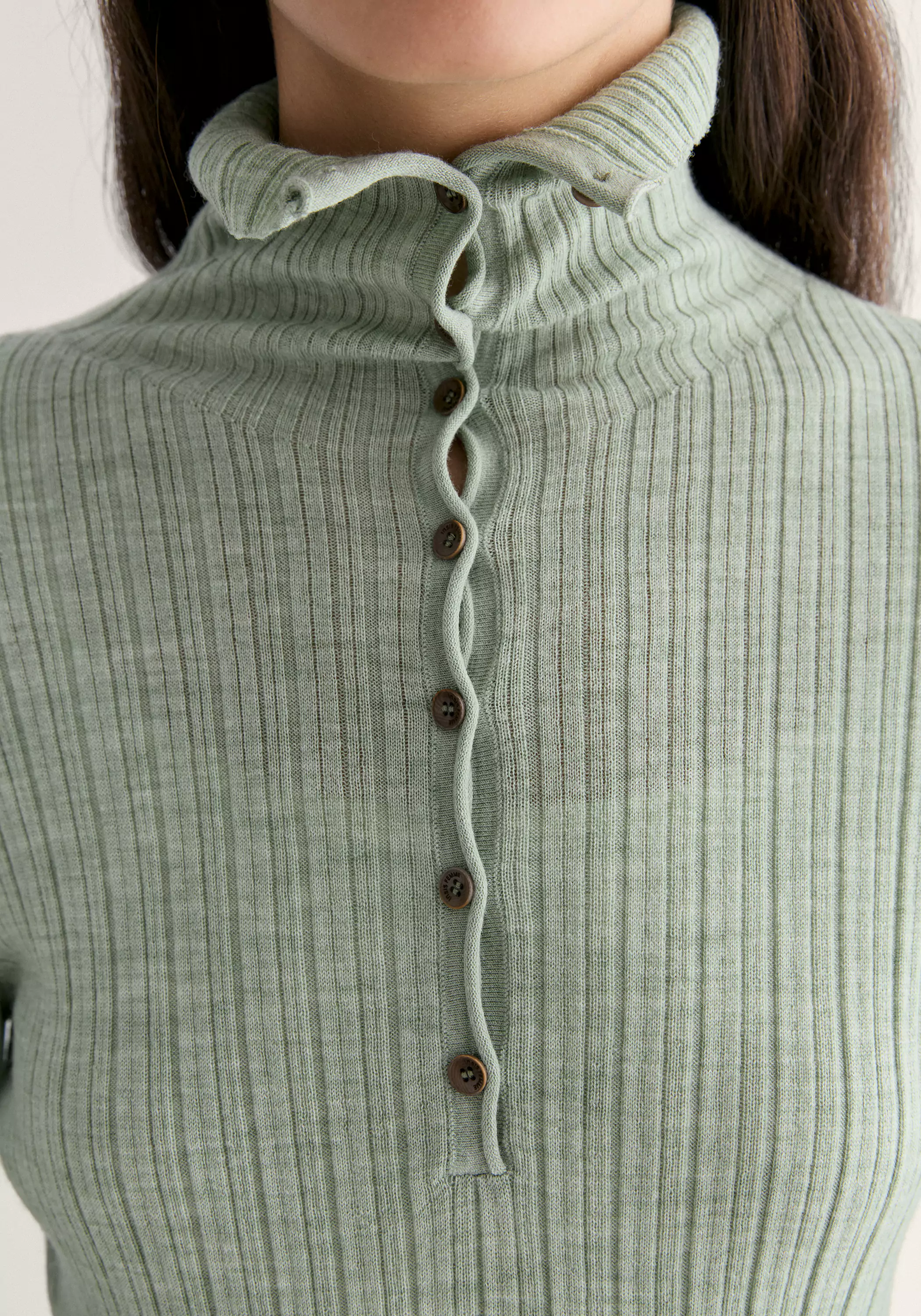 Merino Wool Ribbed Top - Image 23