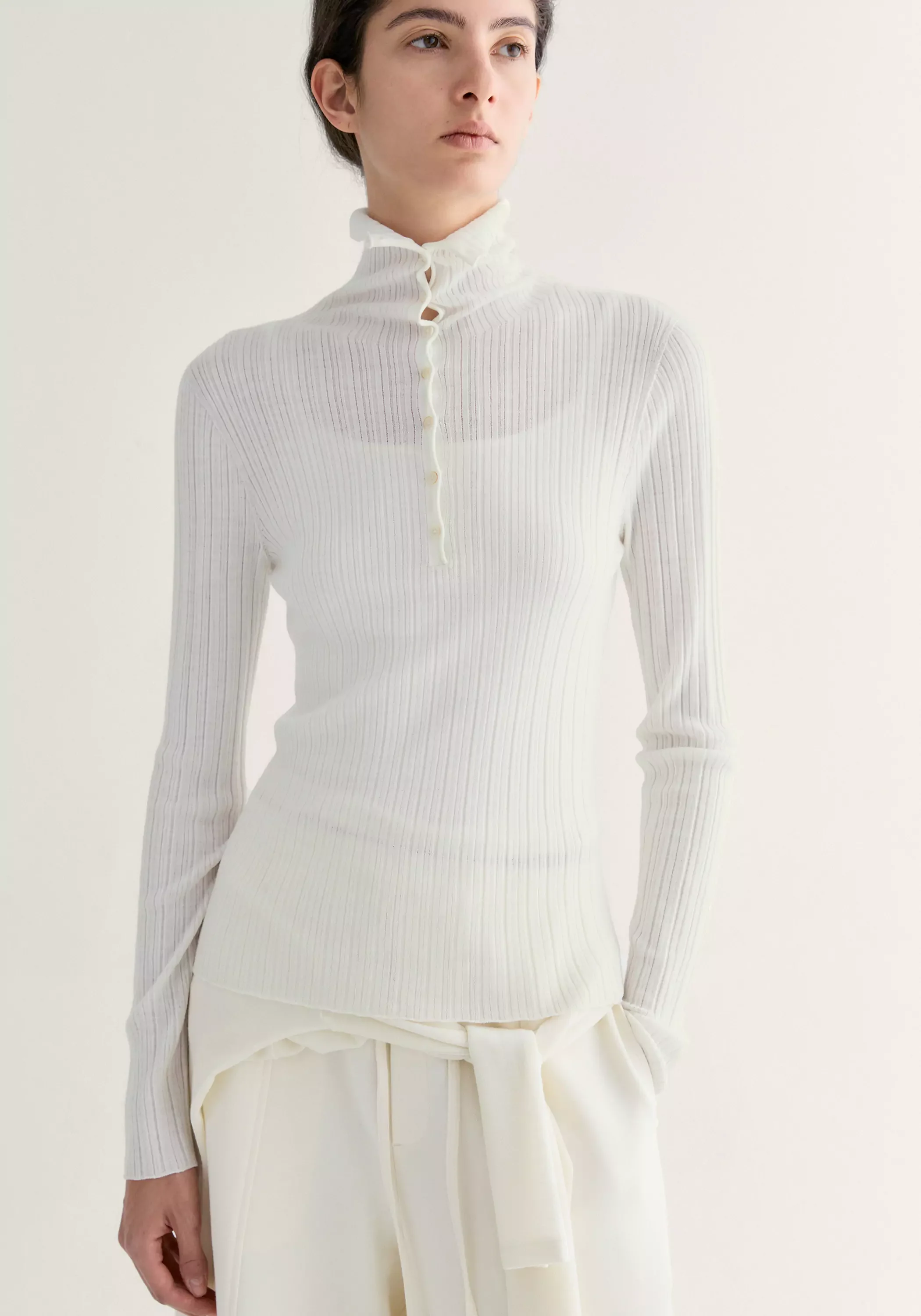 Merino Wool Ribbed Top - Image 5