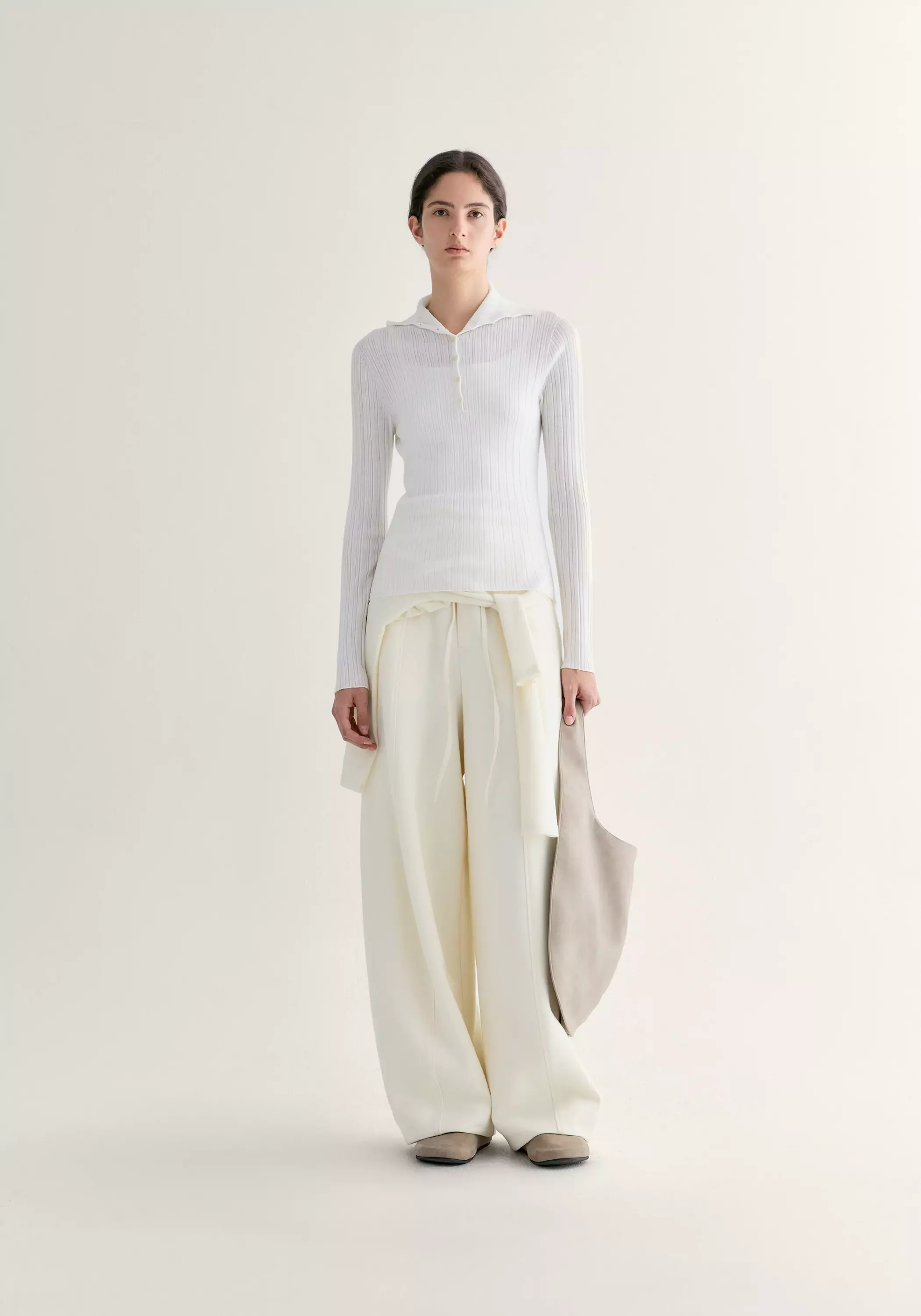 Merino Wool Ribbed Top - Image 6