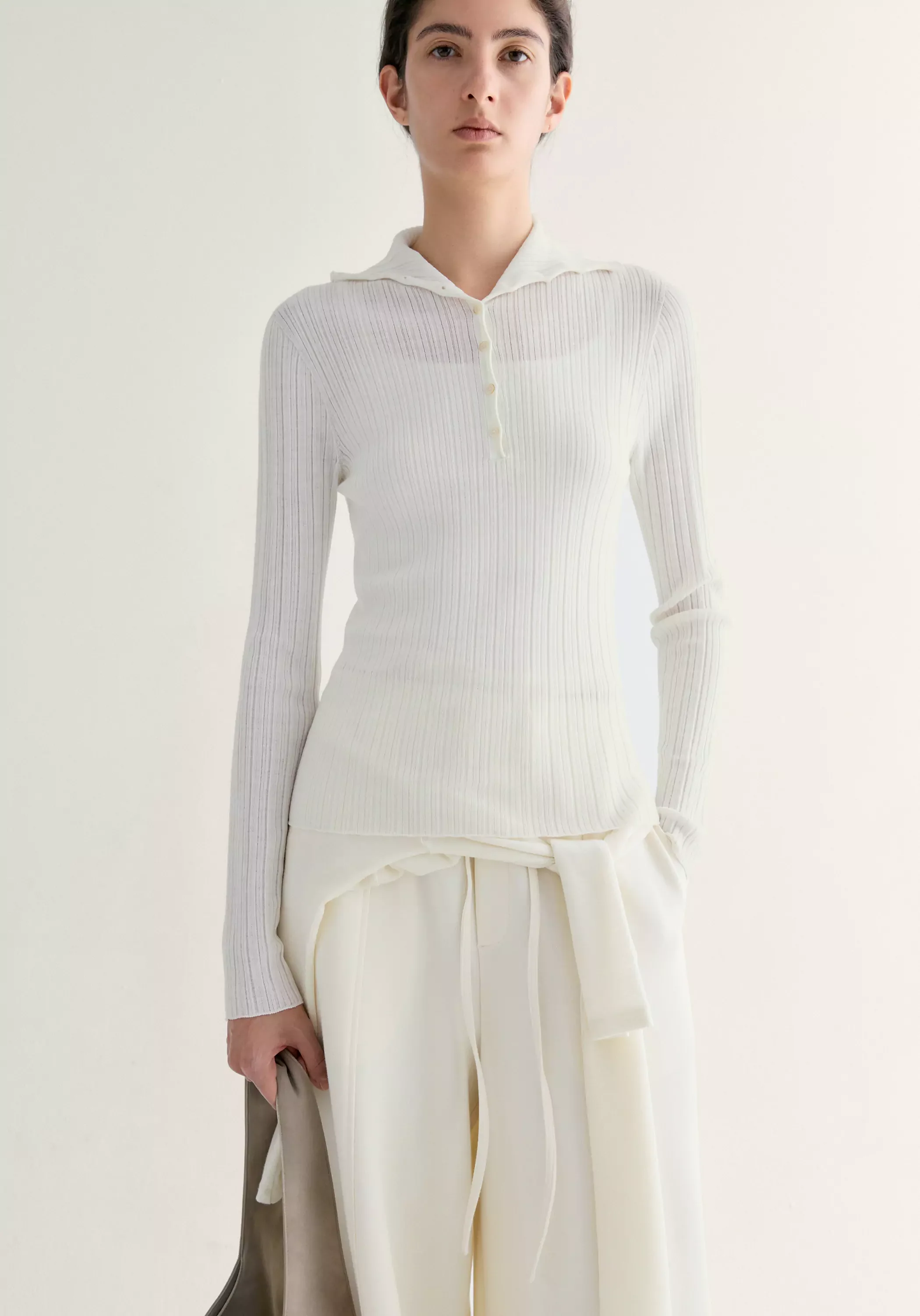 Merino Wool Ribbed Top - Image 8
