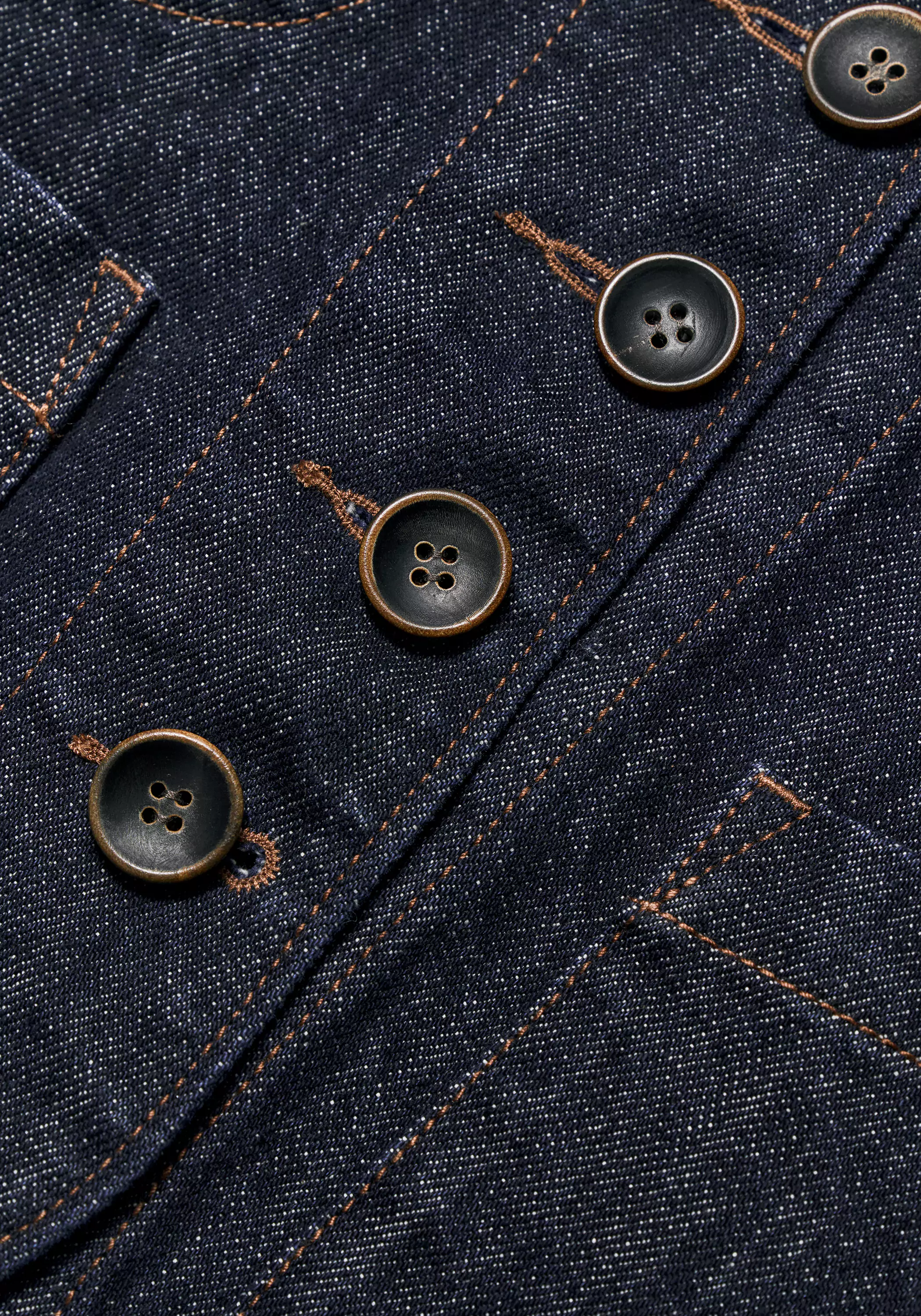 Multi-pocket Denim Vest - Image 9