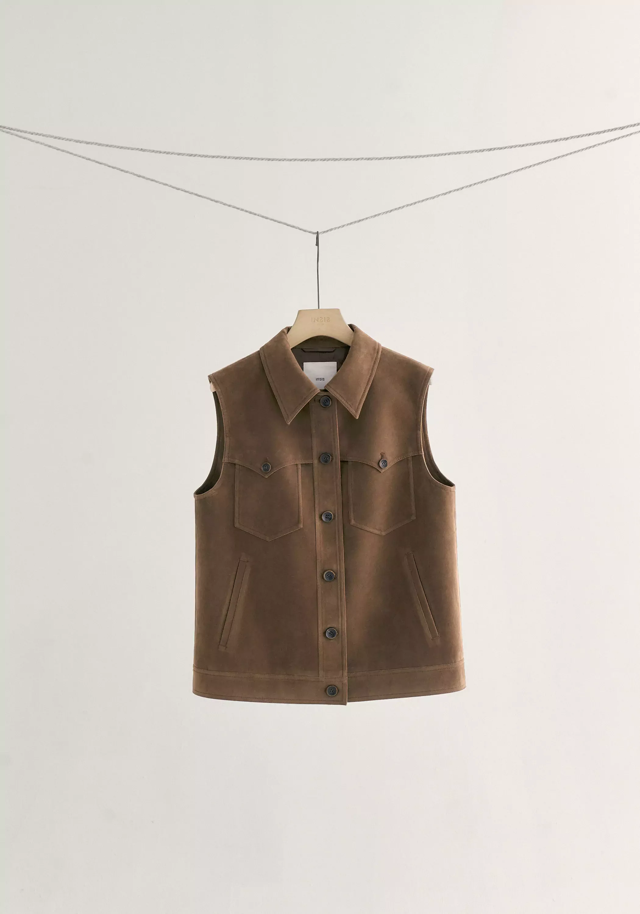 Loose-fit Pocketed Vest - Image 19