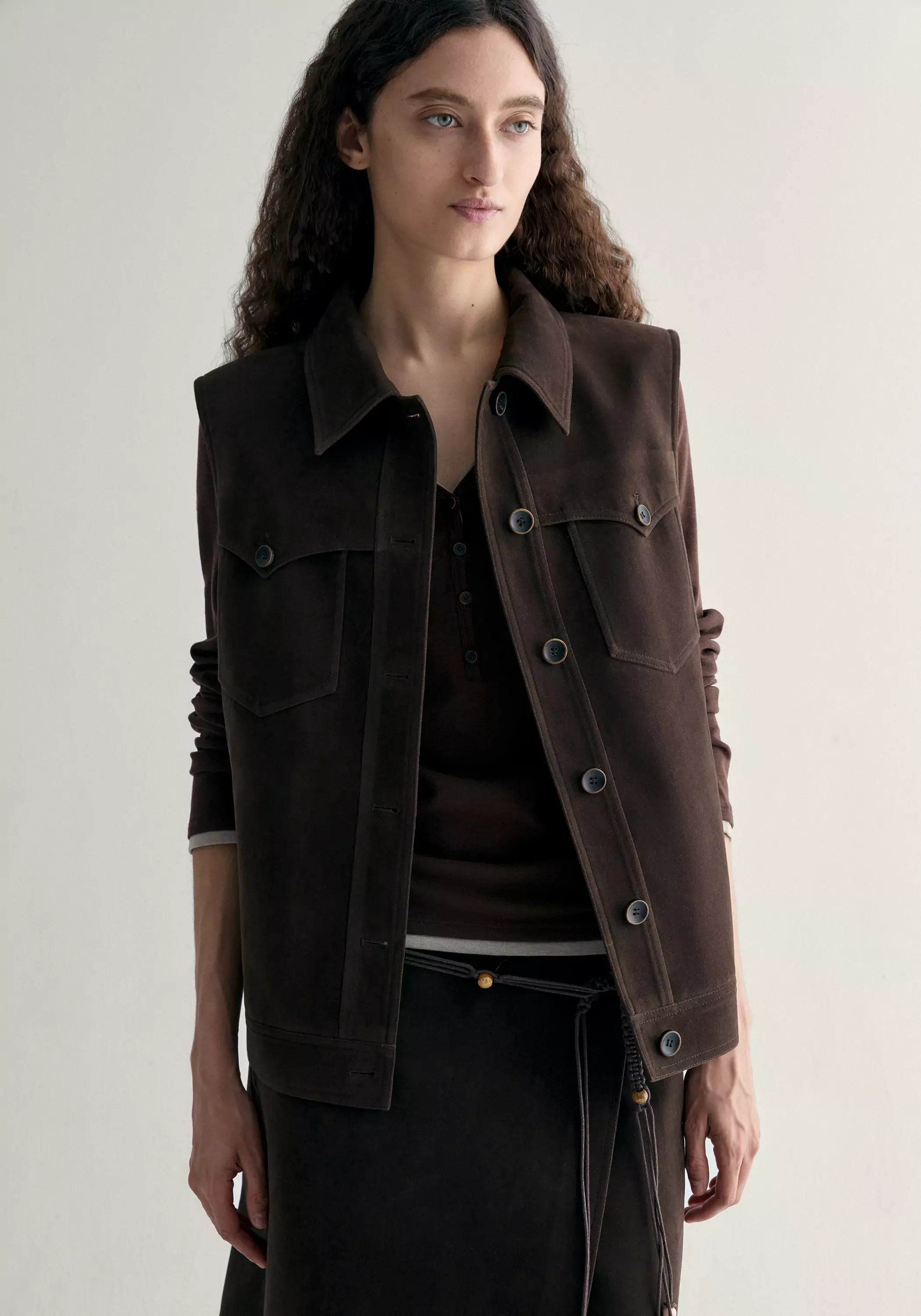 Loose-fit Pocketed Vest - Image 6