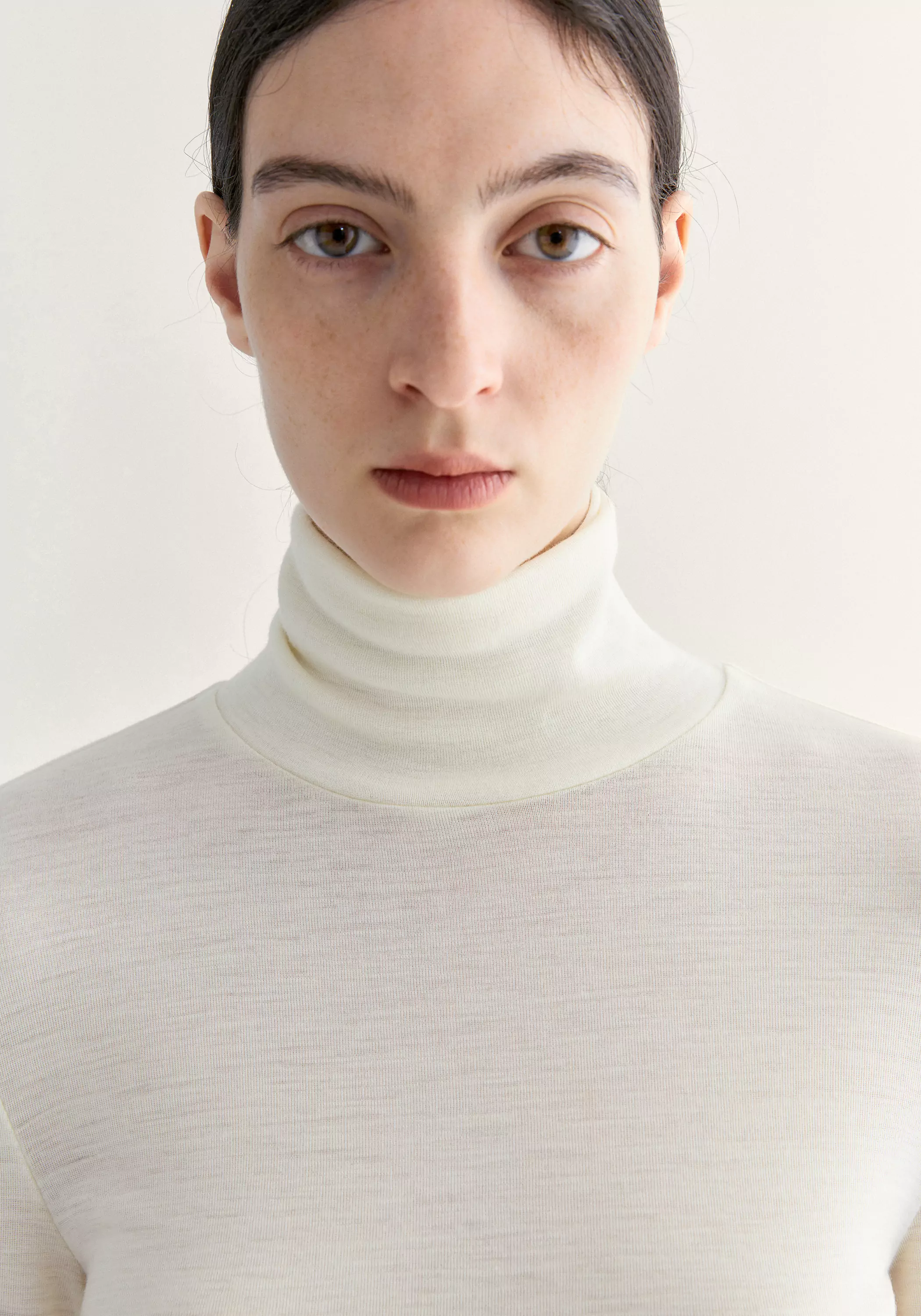Merino Wool Turtleneck Top - Image 18