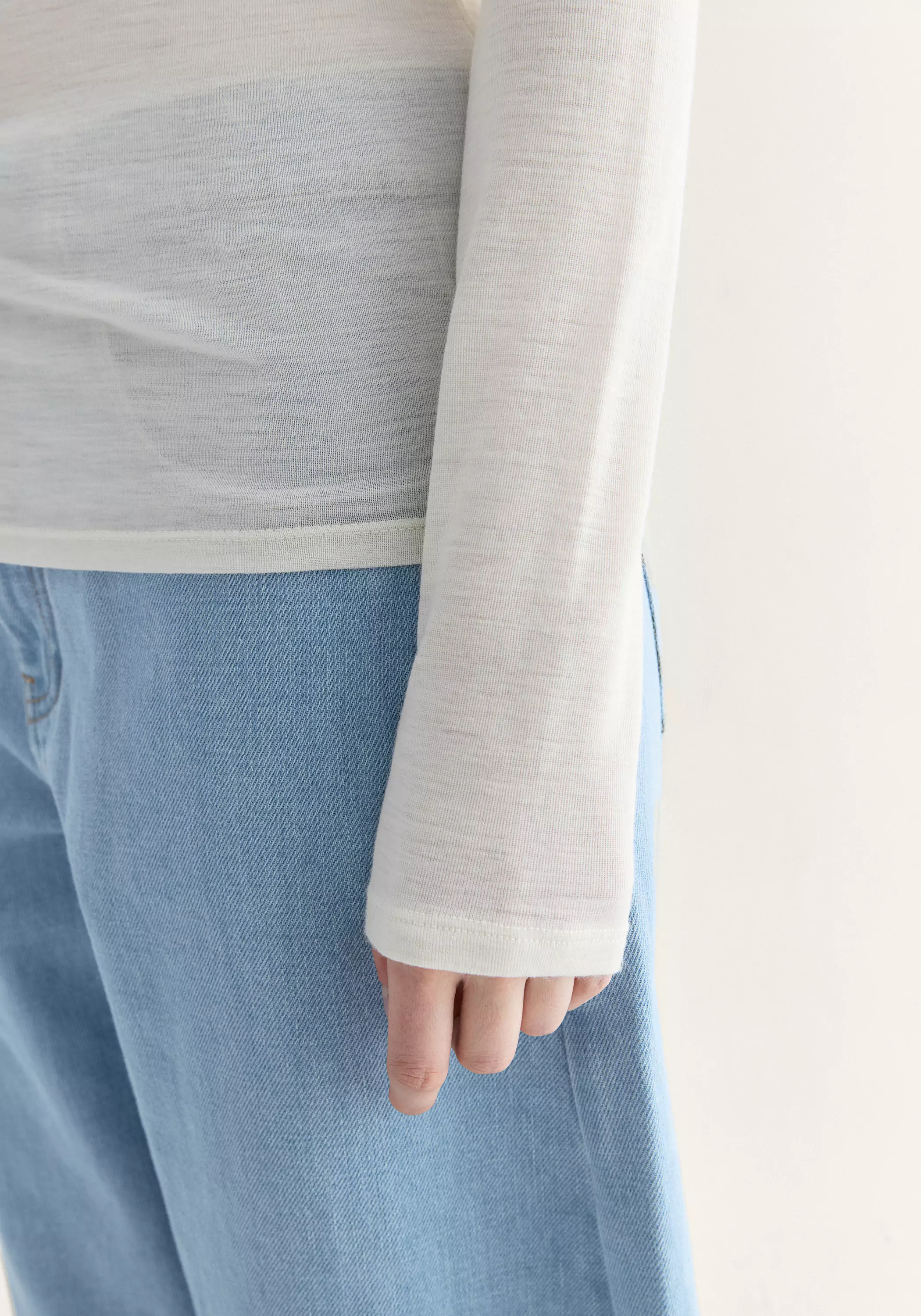 Merino Wool Turtleneck Top - Image 19