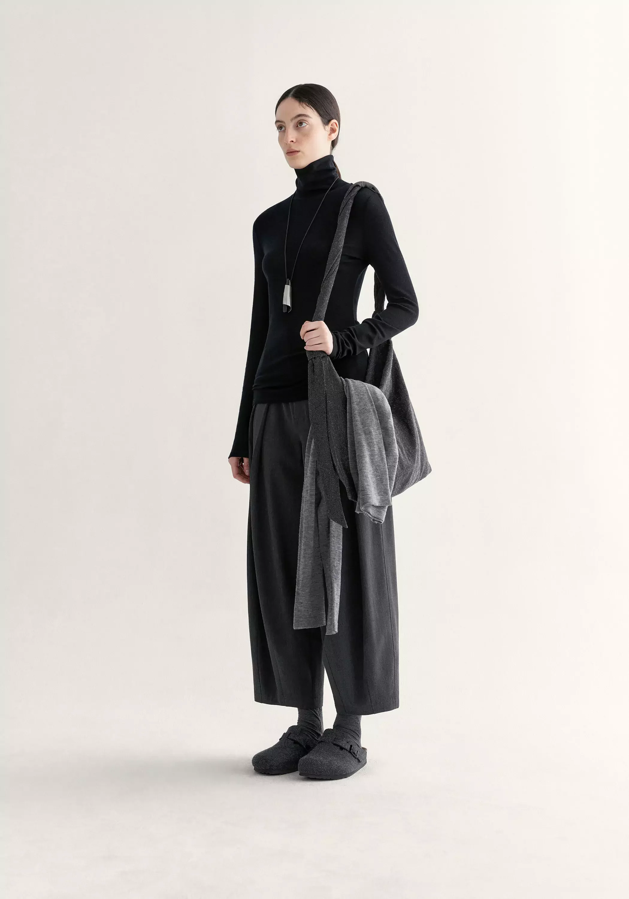 Merino Wool Turtleneck Top - Image 8