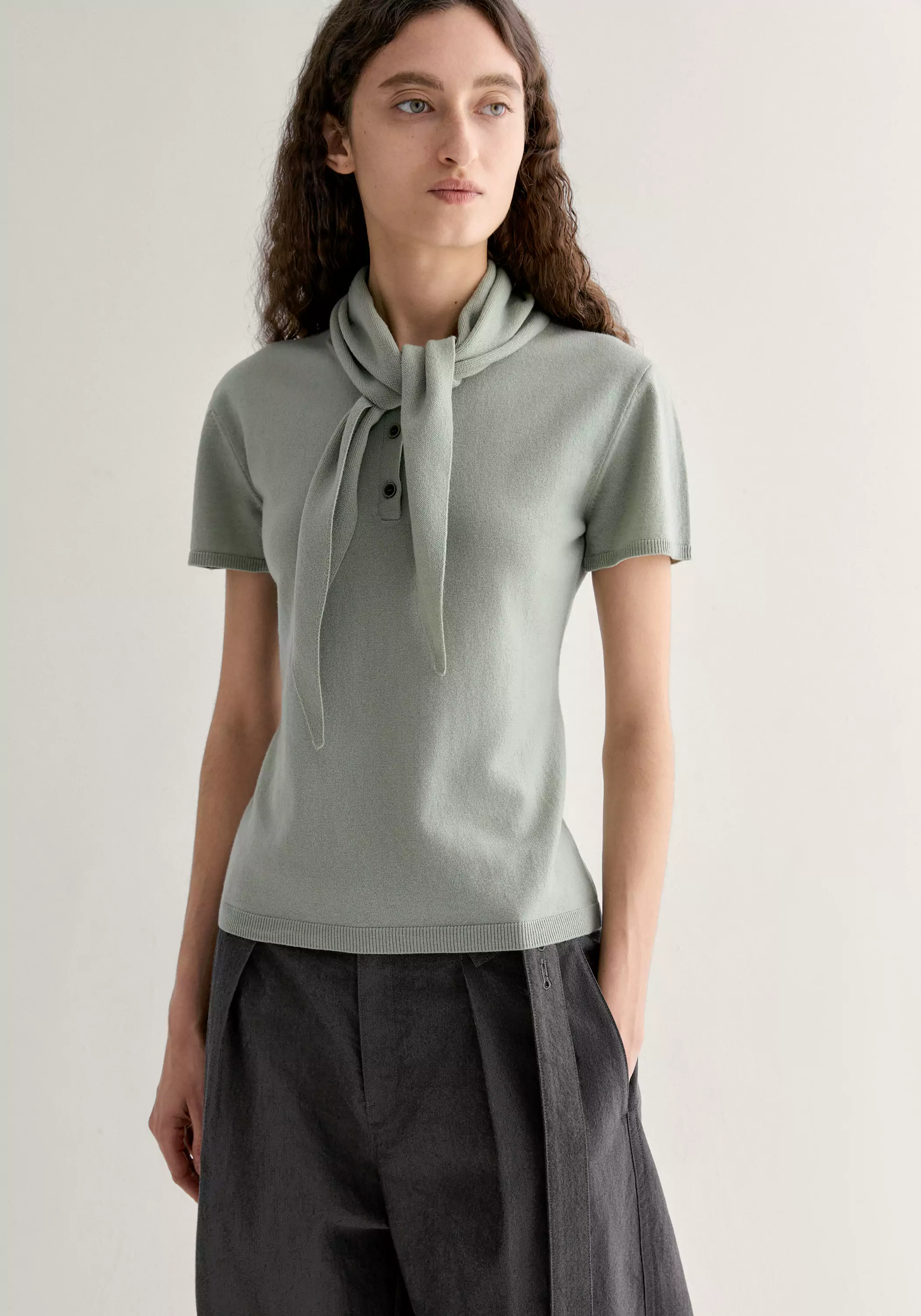 Merino Wool Knitted Top - Image 3