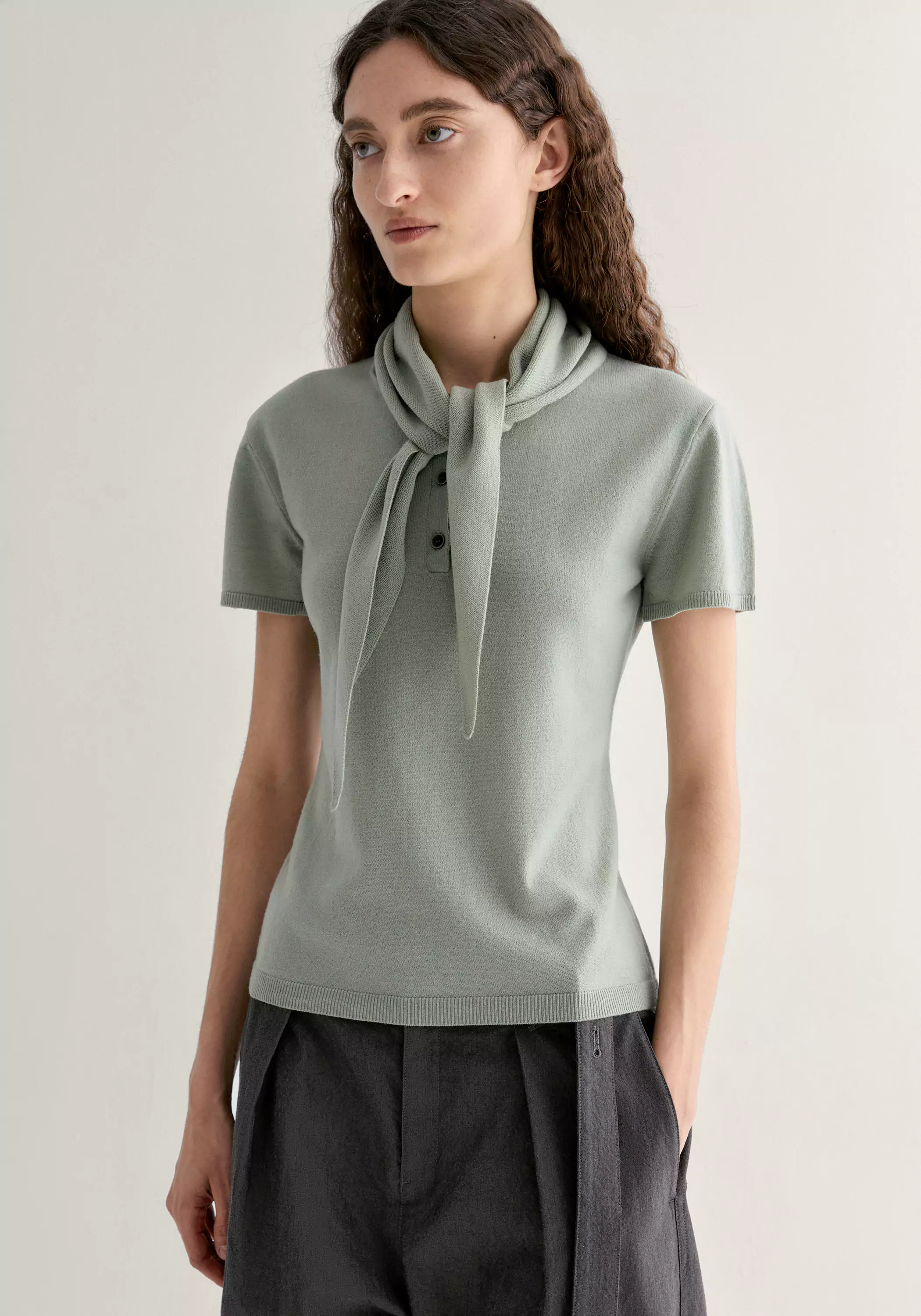 Merino Wool Knitted Top - Image 9