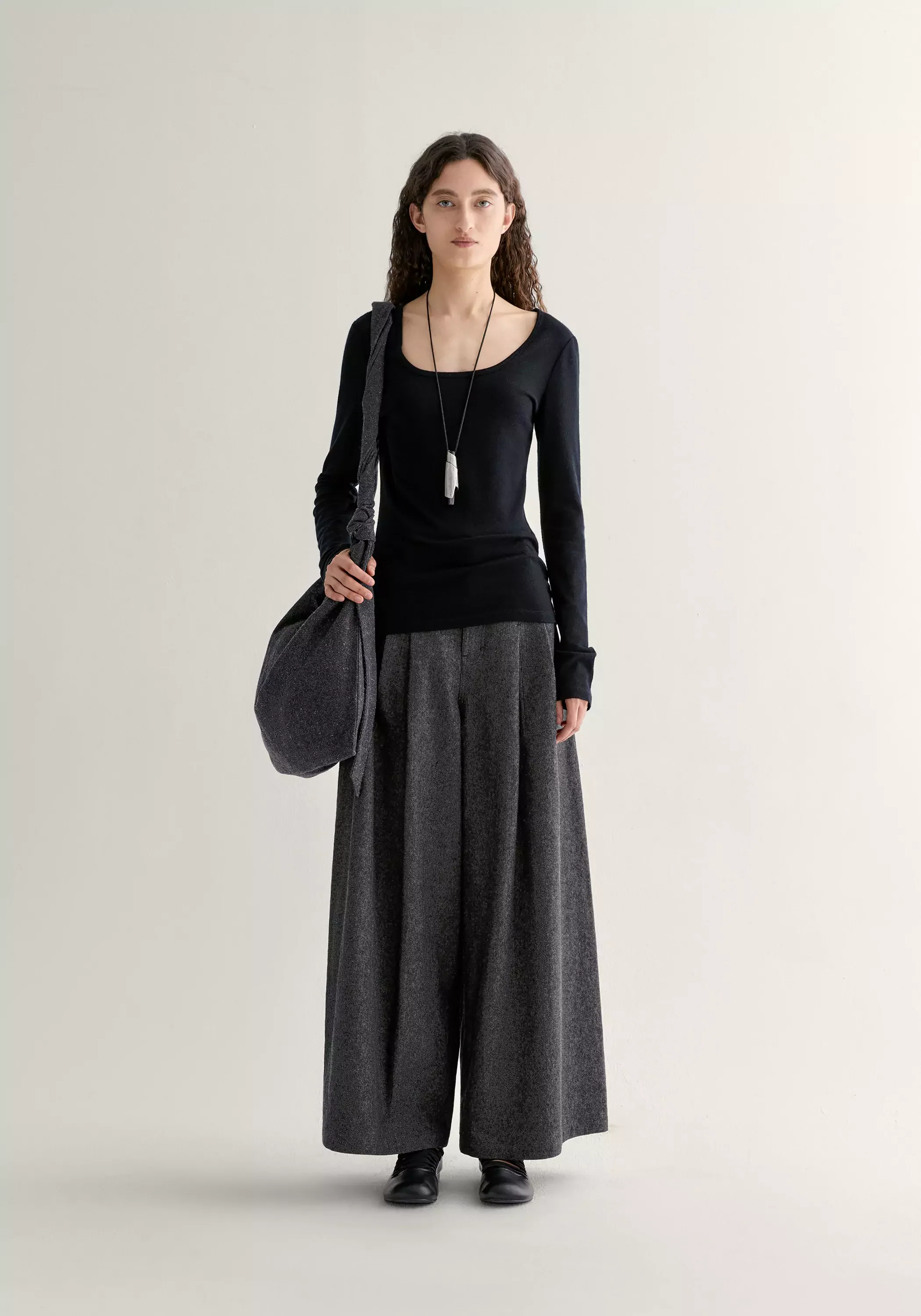 Cotton-linen Wide-leg Pants - Image 4