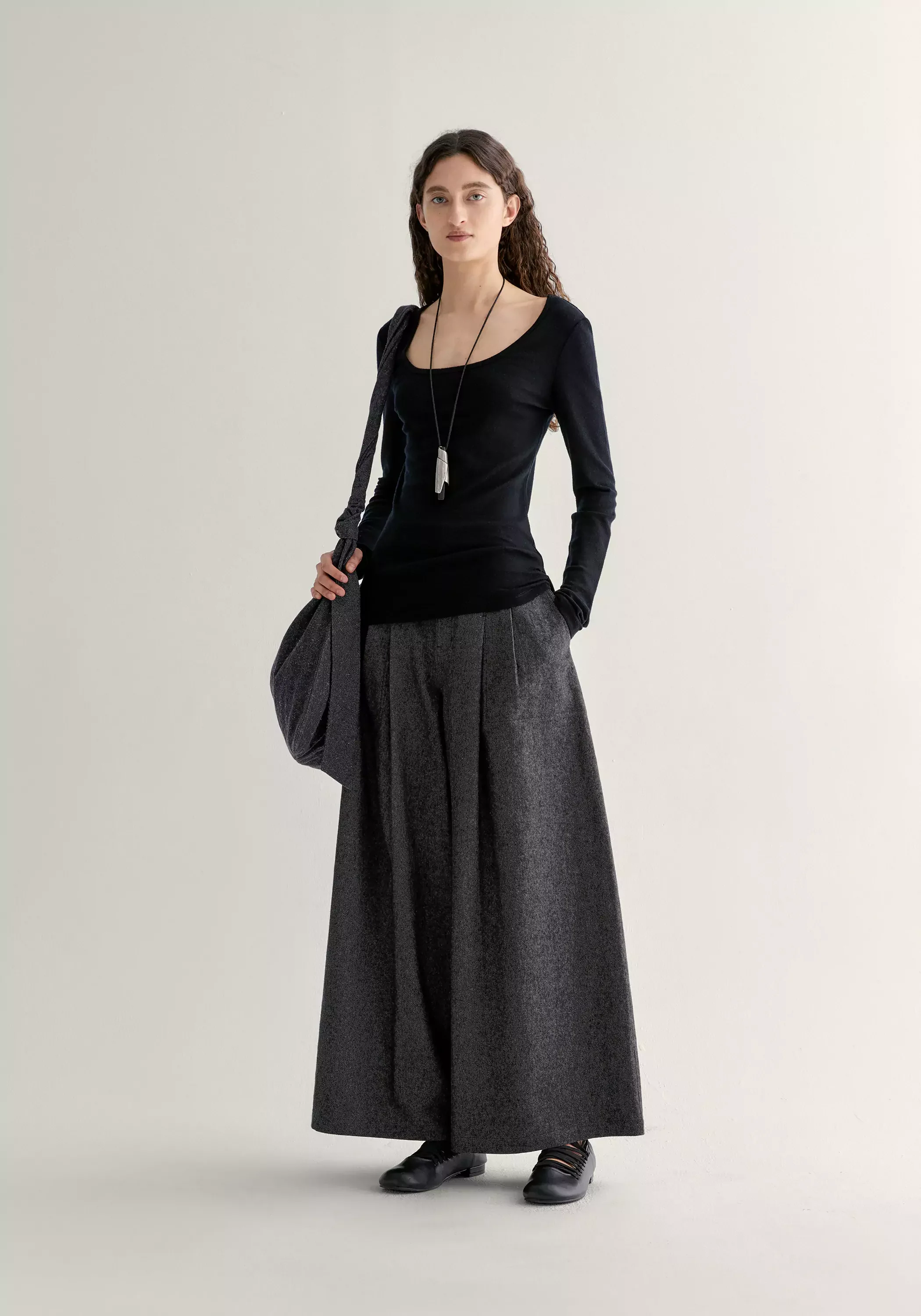 Cotton-linen Wide-leg Pants - Image 5
