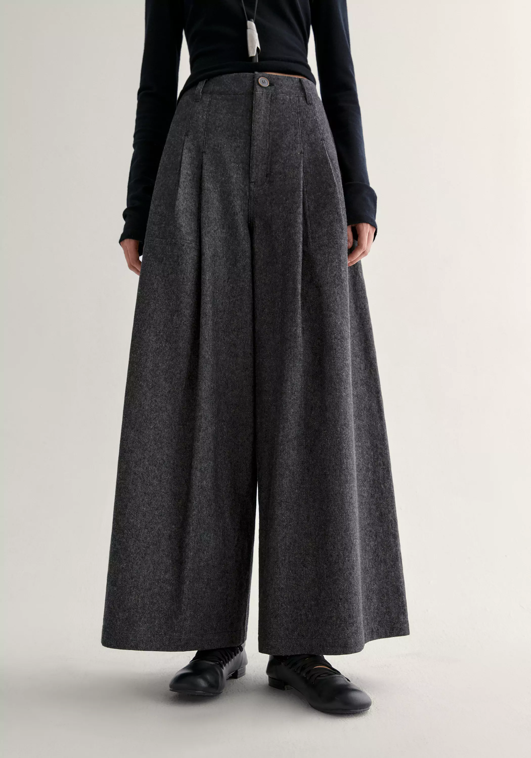 Cotton-linen Wide-leg Pants - Image 7