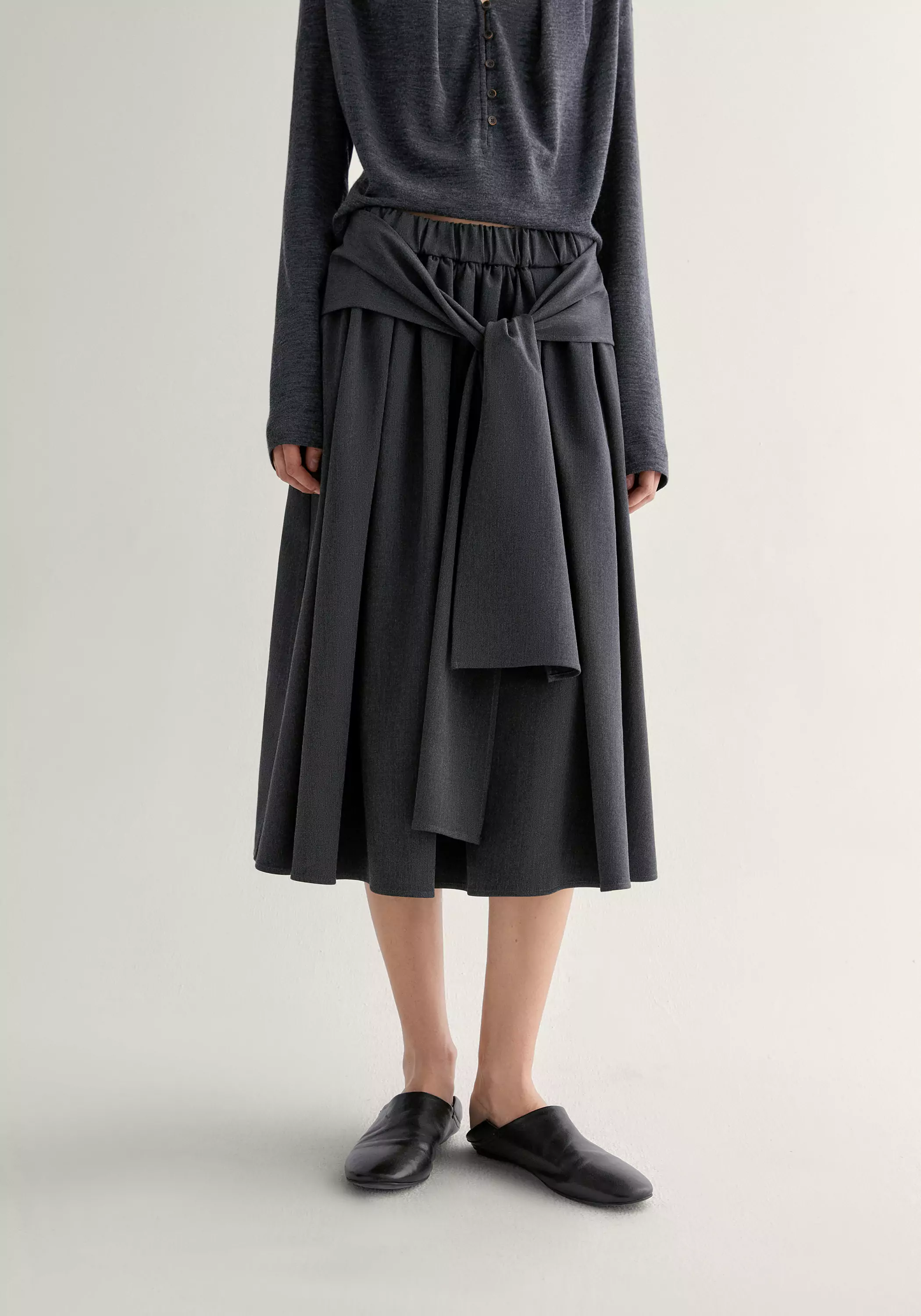 Waist-knot Skirt - Image 4