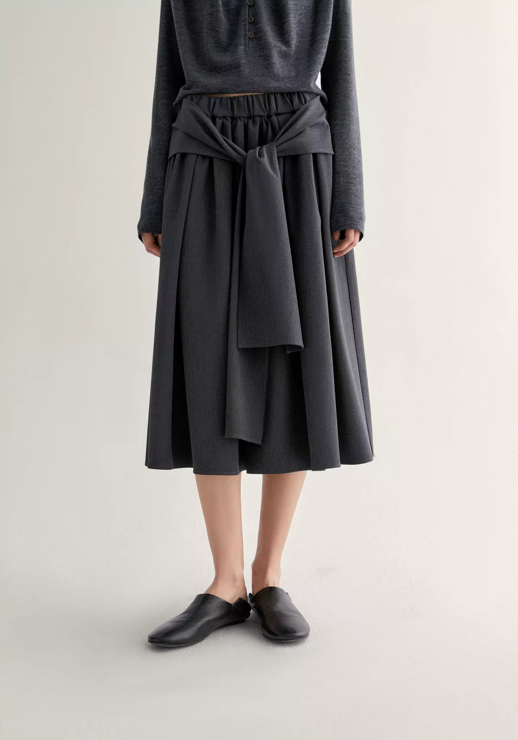 Waist-knot Skirt - Image 5