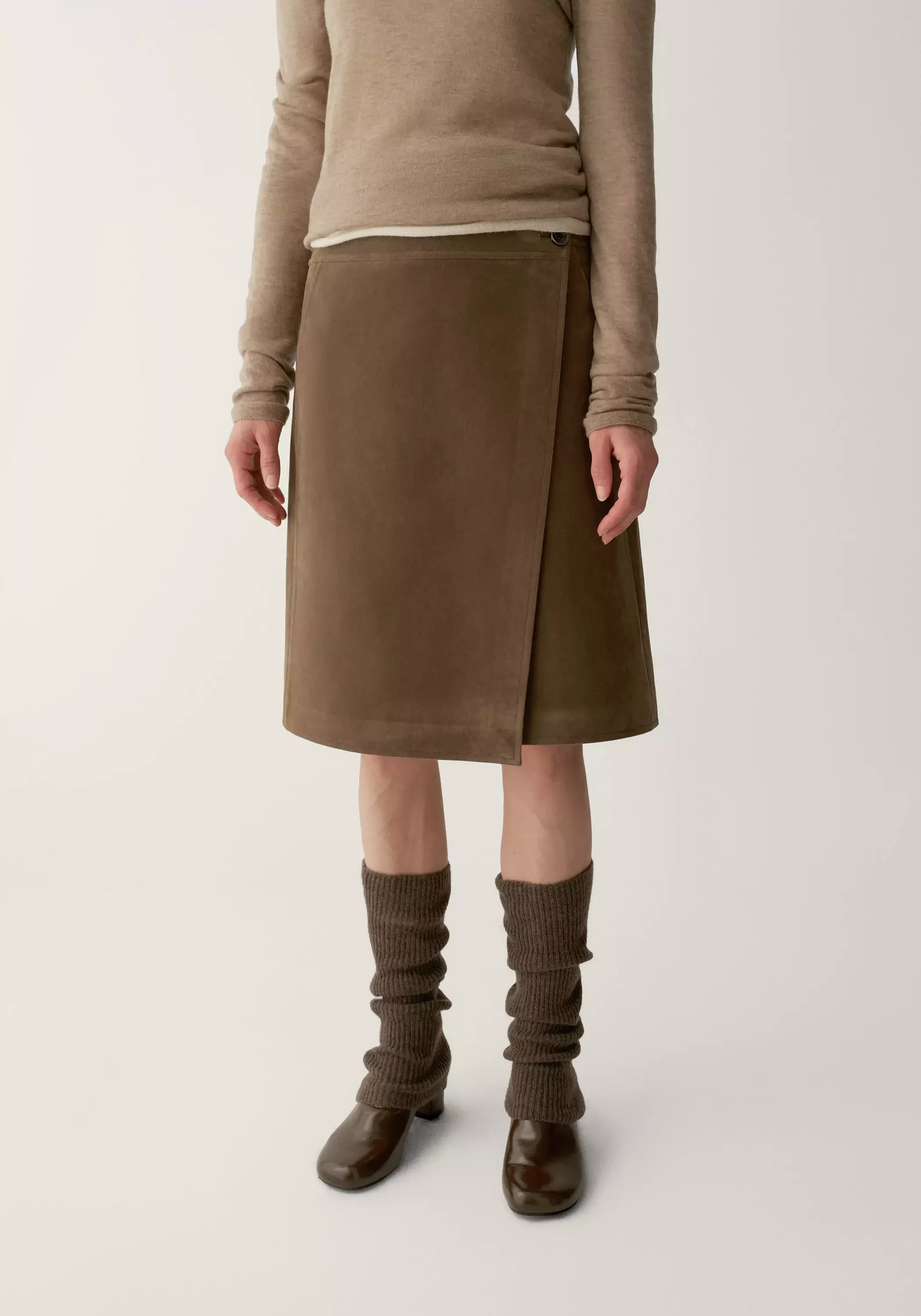 Asymmetric Overlay Mini Skirt - Image 15