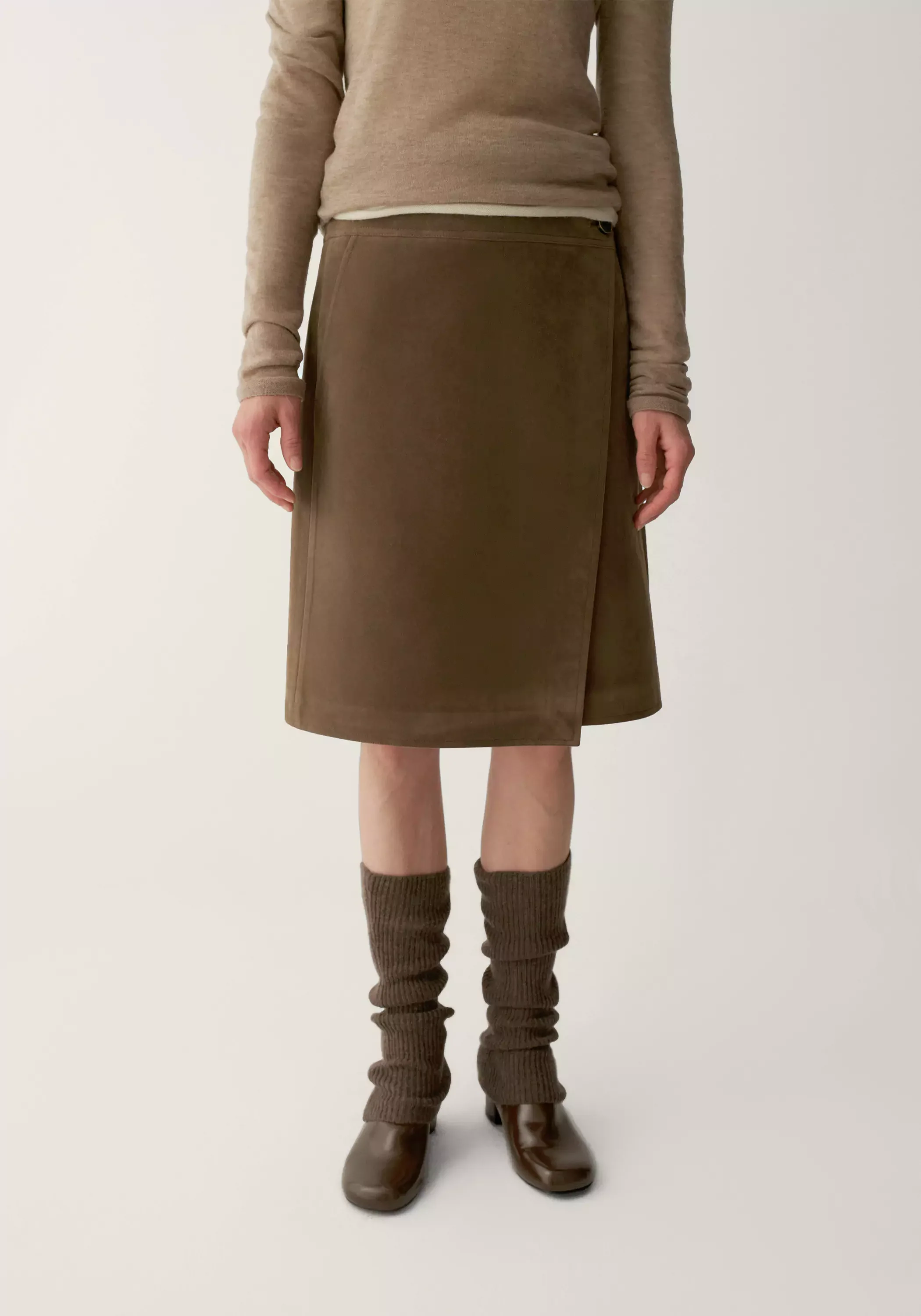 Asymmetric Overlay Mini Skirt - Image 16