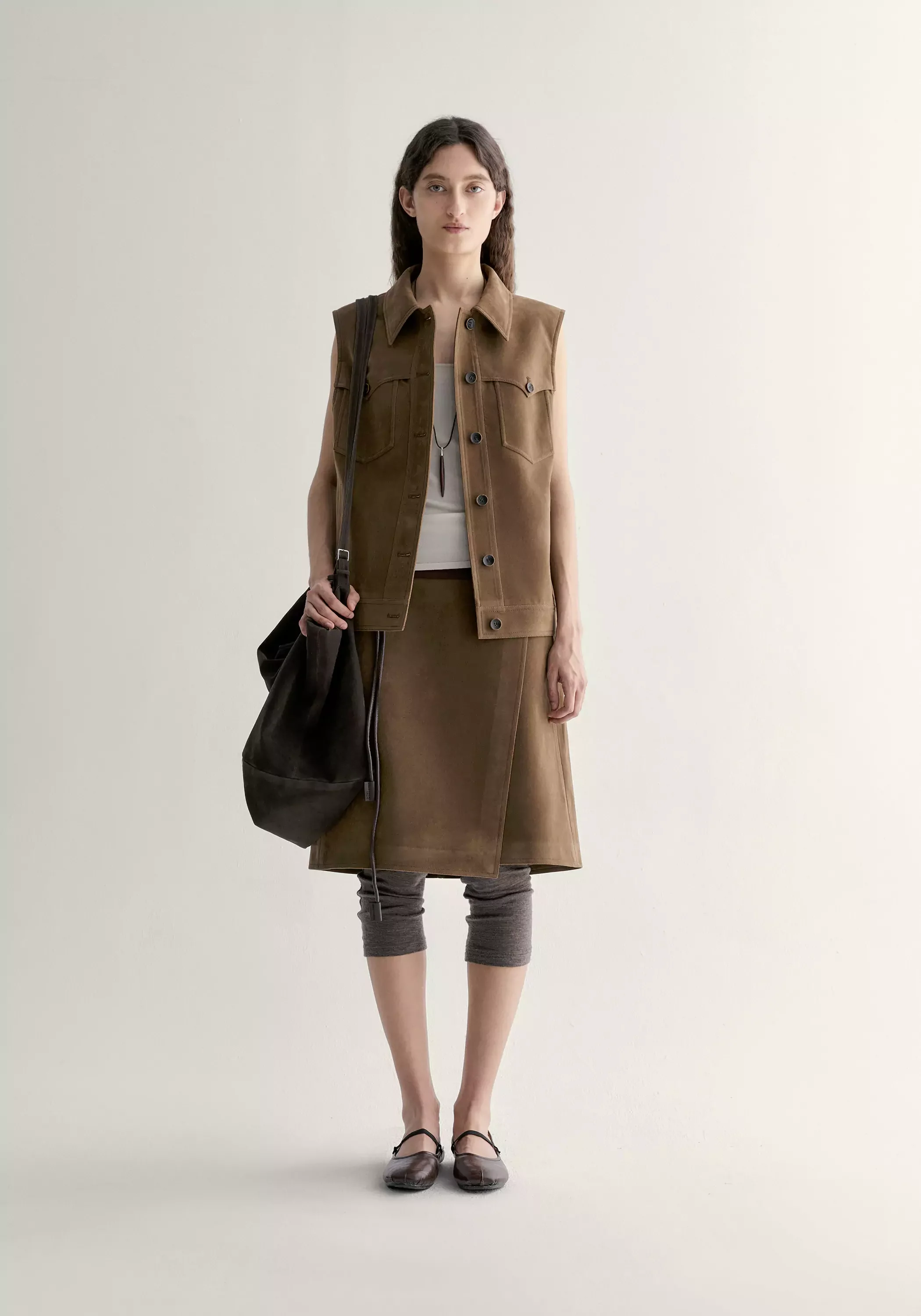 Asymmetric Overlay Mini Skirt - Image 2