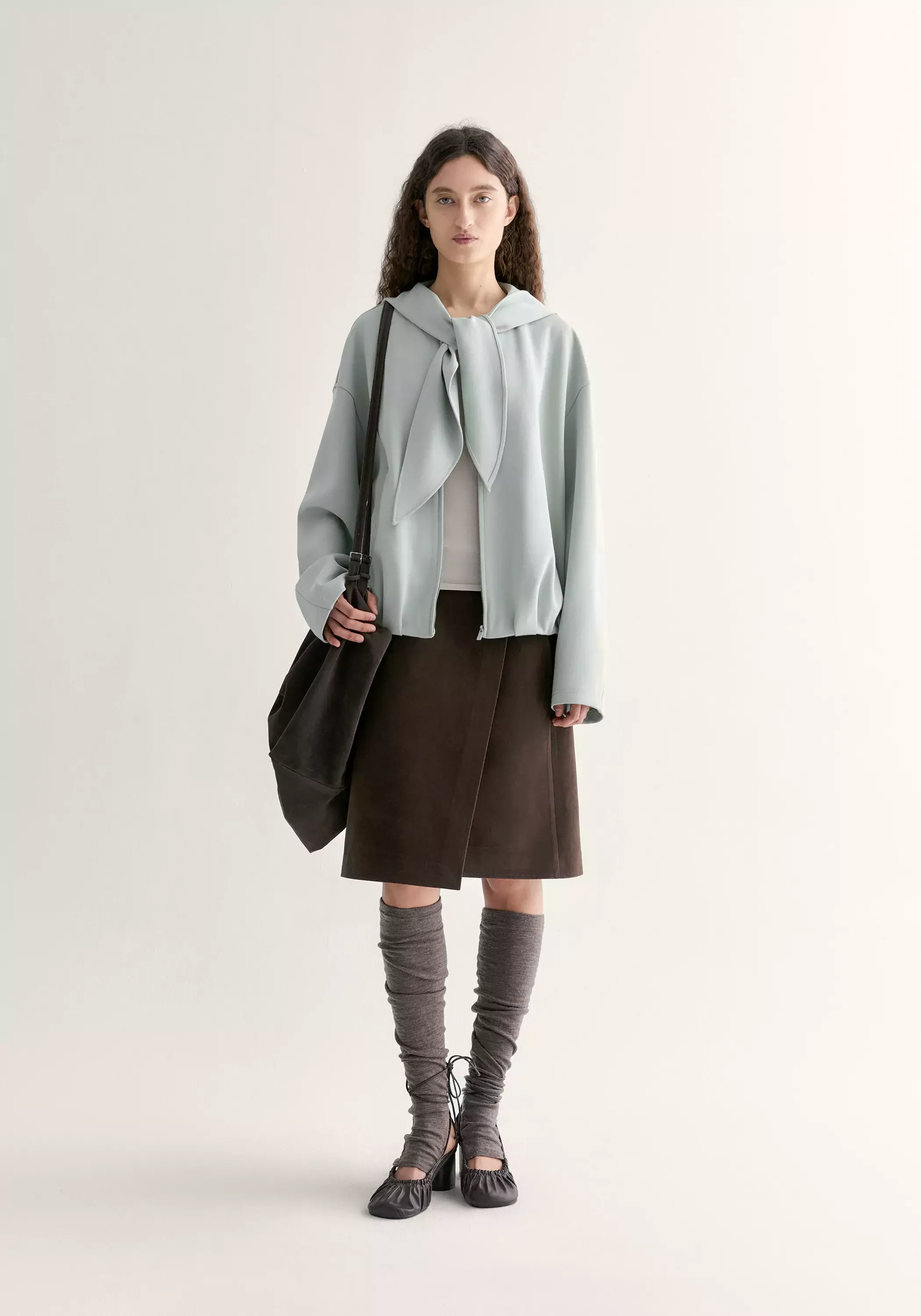 Asymmetric Overlay Mini Skirt - Image 5