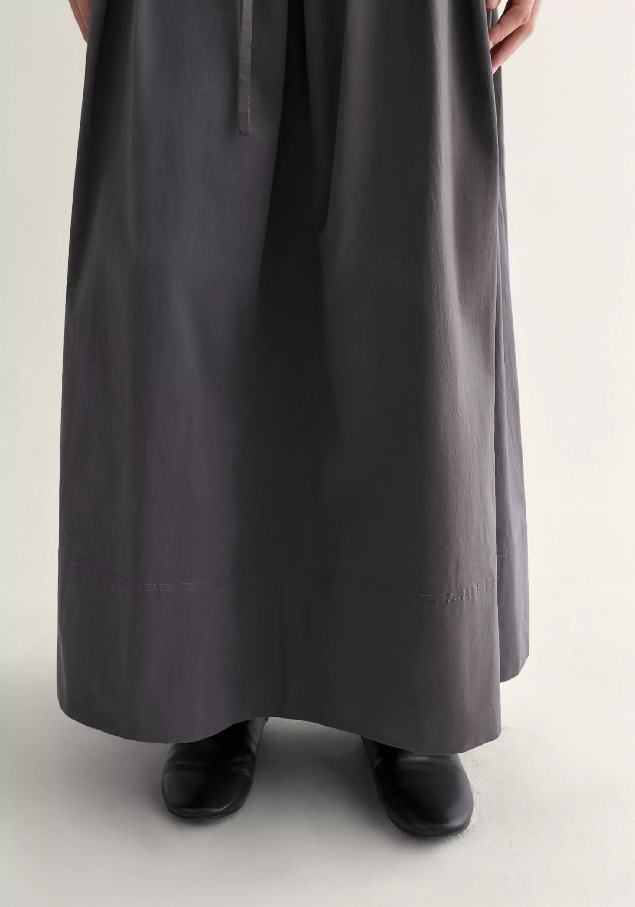 Drawstring Pleated Skirt - Image 11